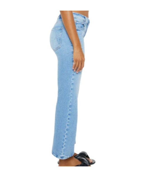 Mother Bookie High-rise Flared Jeans In Blue