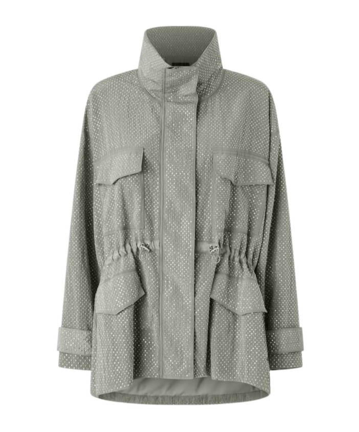 PINKO POLKA DOT-PRINT JACKET