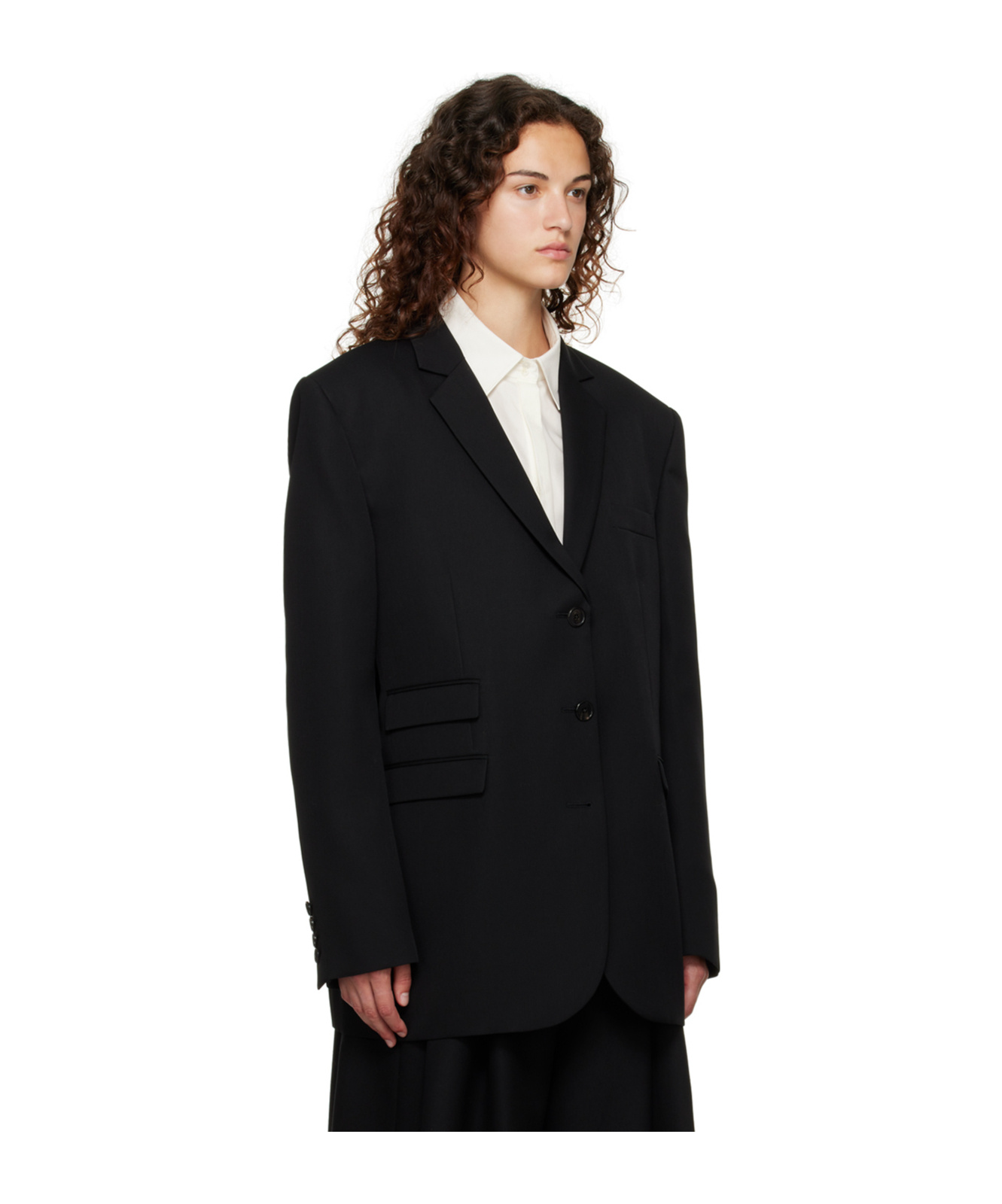 Shop The Row Ule Single-breasted Suit Jacket In Black