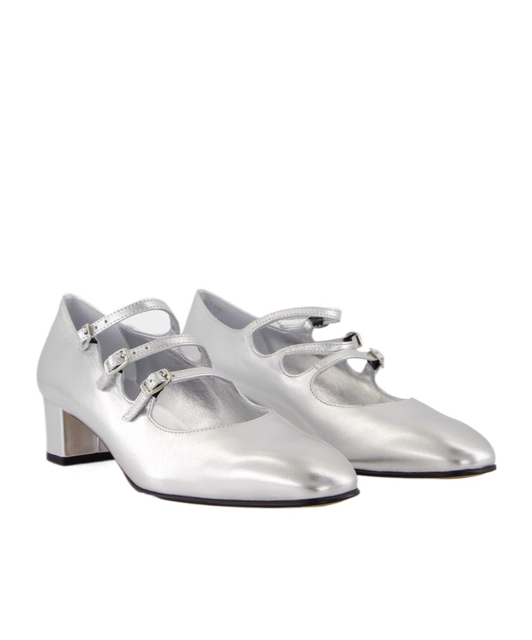 Shop Carel Paris Kina Mary Jane Shoes In Gray