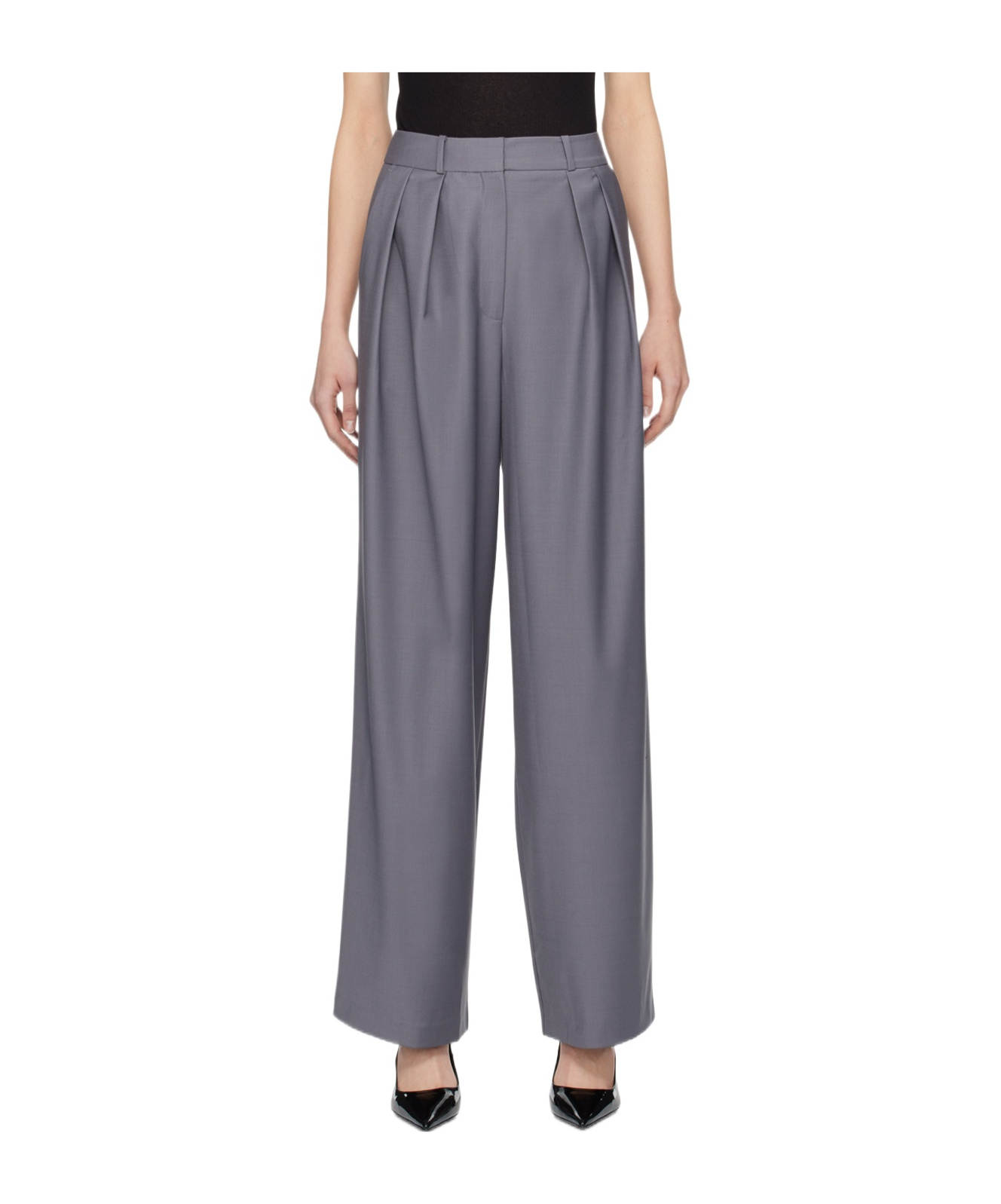 The Frankie Shop Ripley Pleat-detail Palazzo Trousers