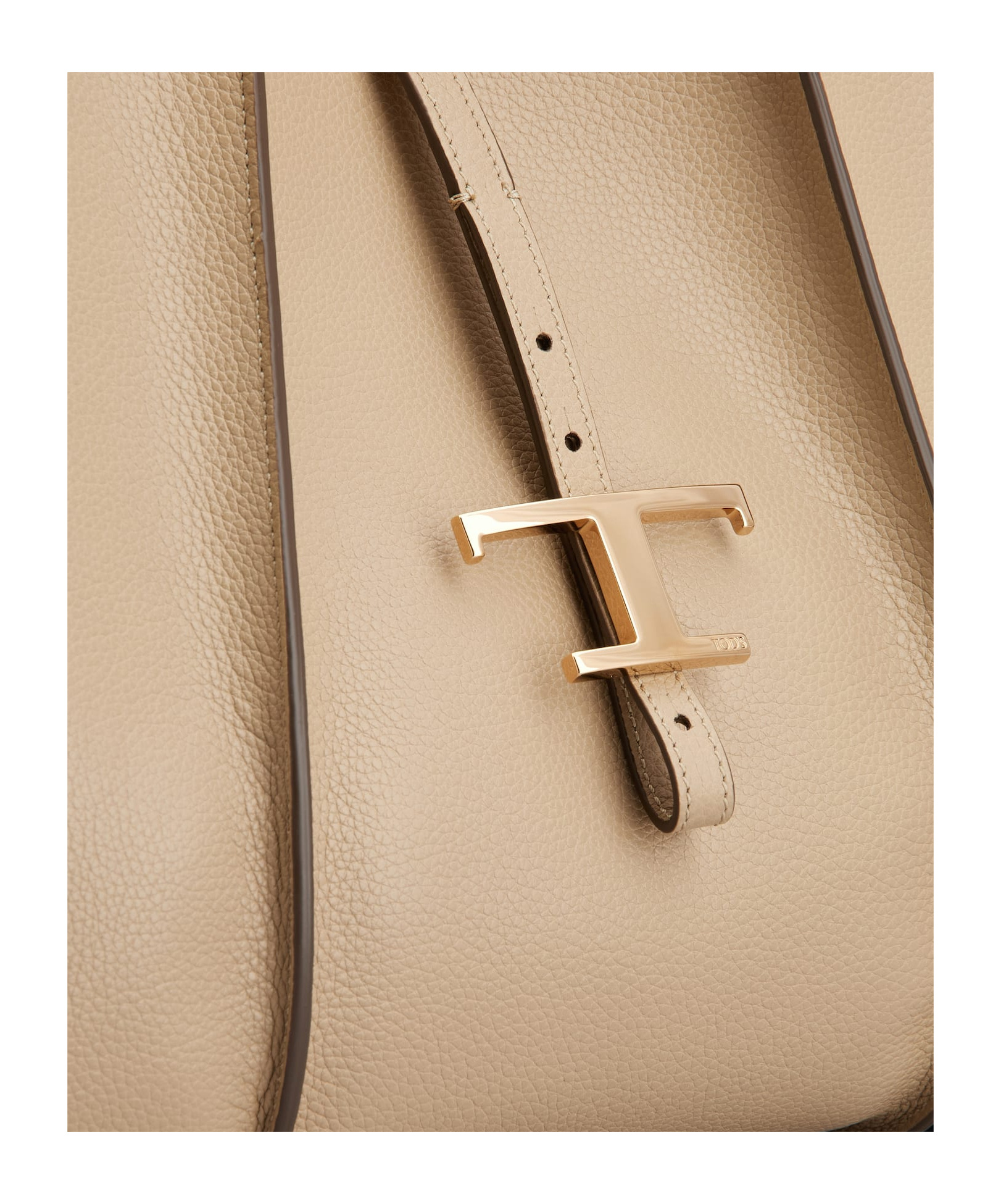 Tod's T Timeless Medium Tote Bag In Nude