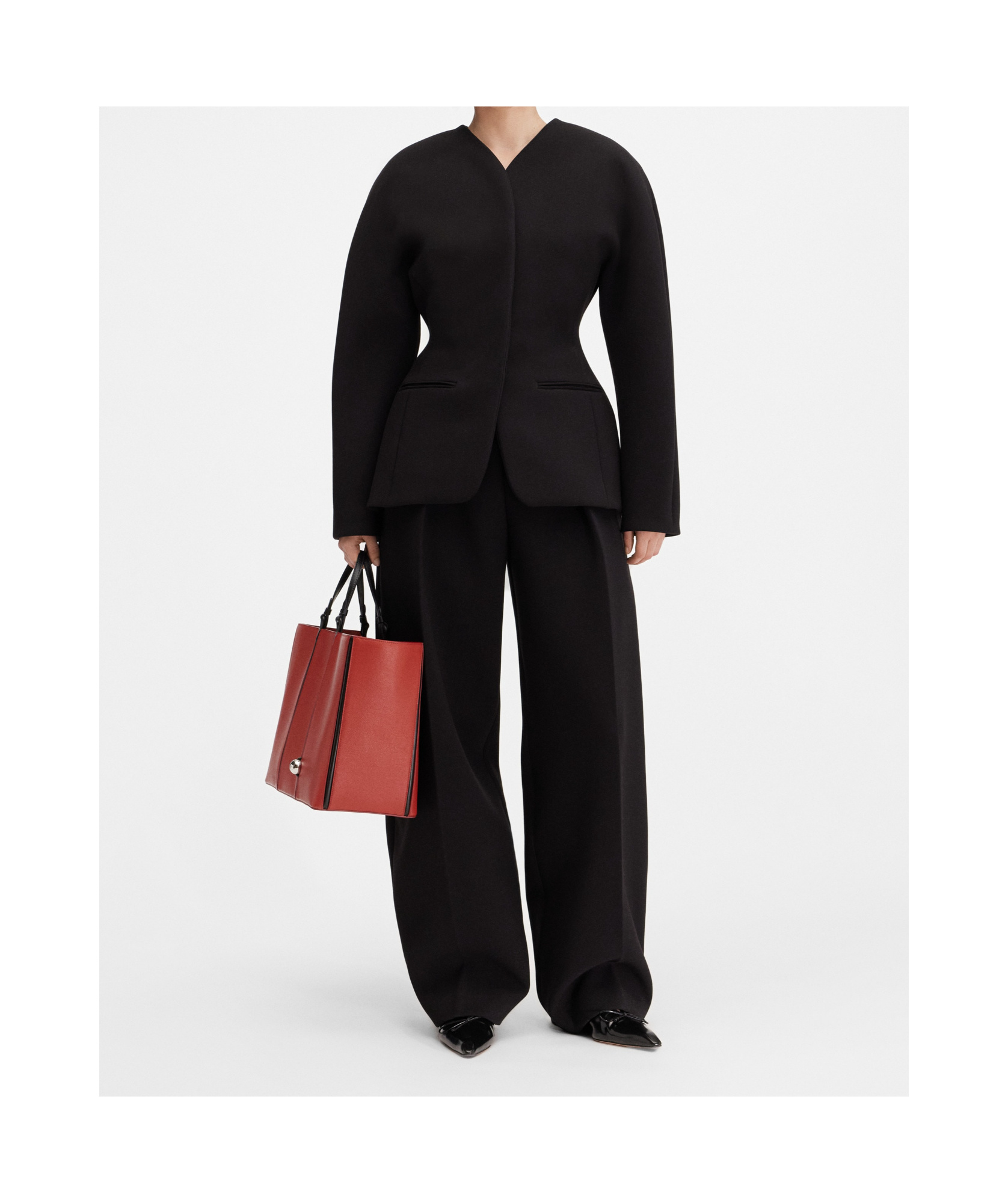 Jacquemus Long Sleeve Casual Jacket In Black