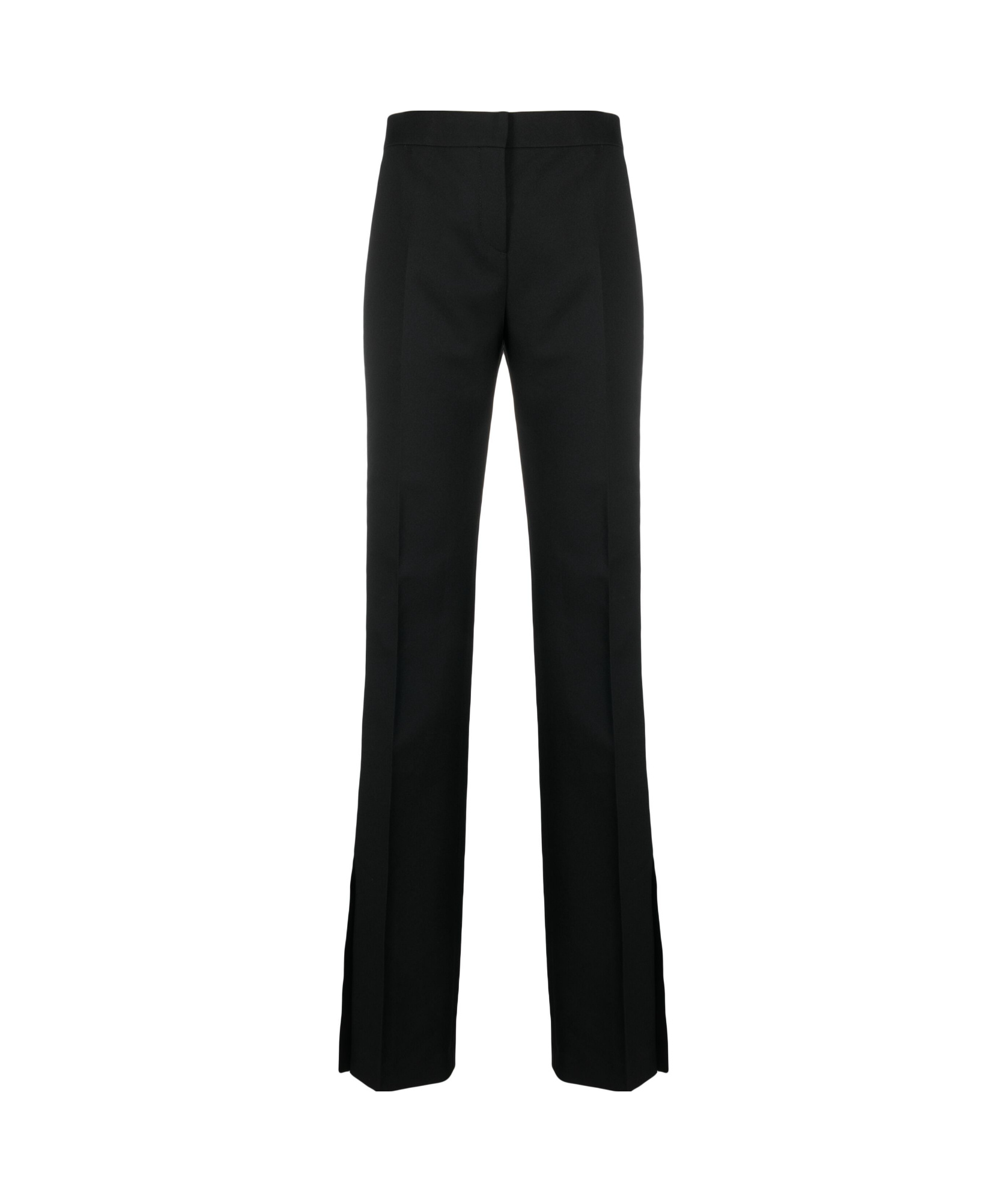 Off-white Split-hem Tailored Trousers In Black