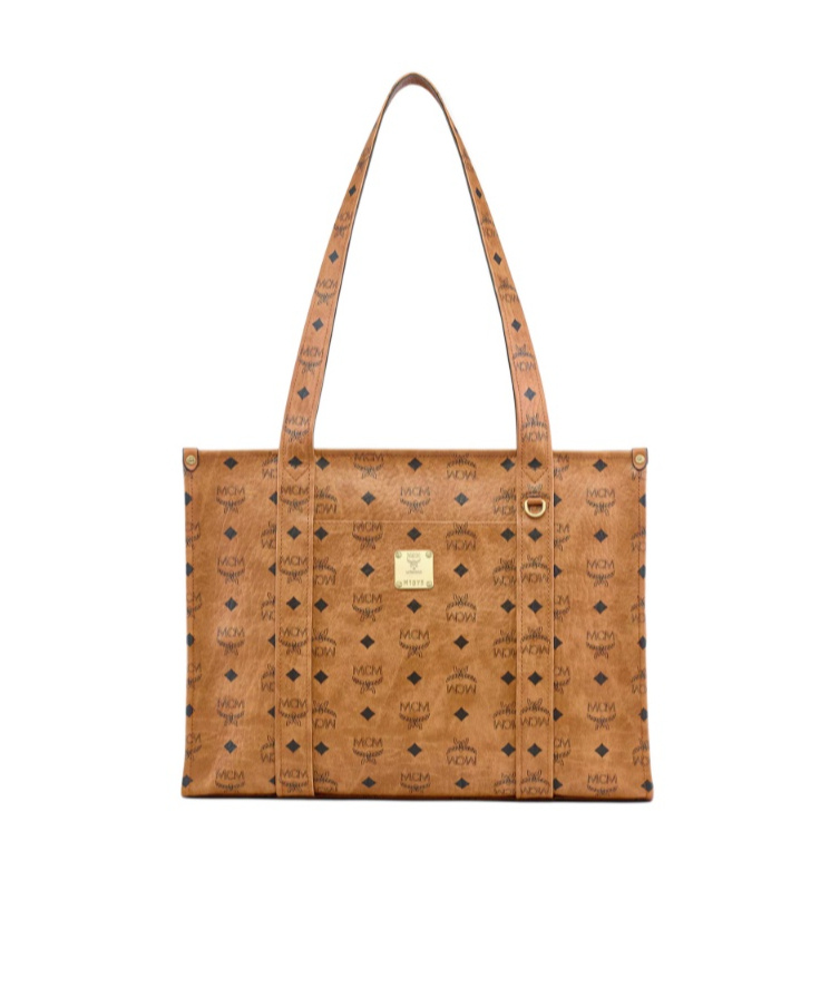 Mcm Aren School Tote In Visetos