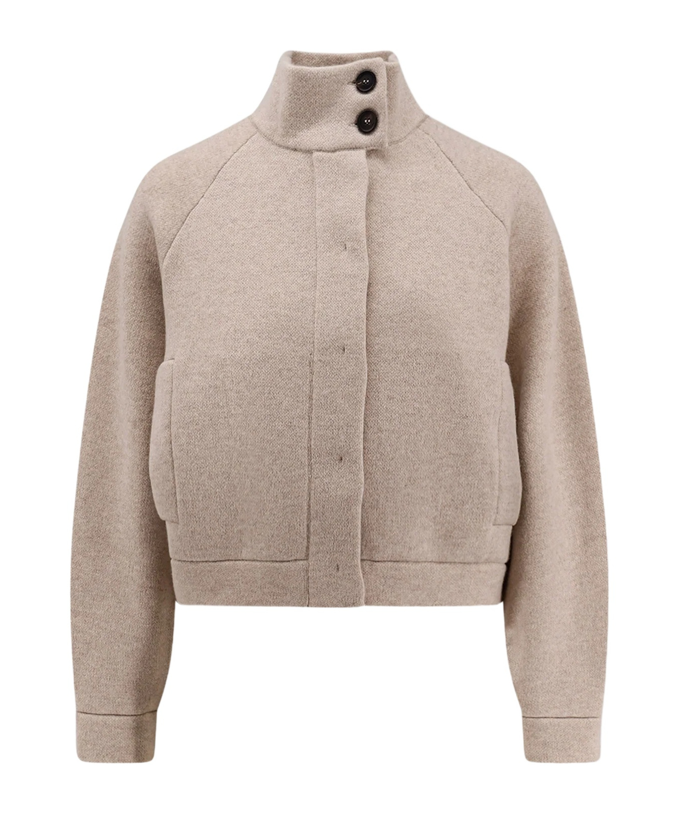 Brunello Cucinelli Long-sleeved Cardigan In Brown