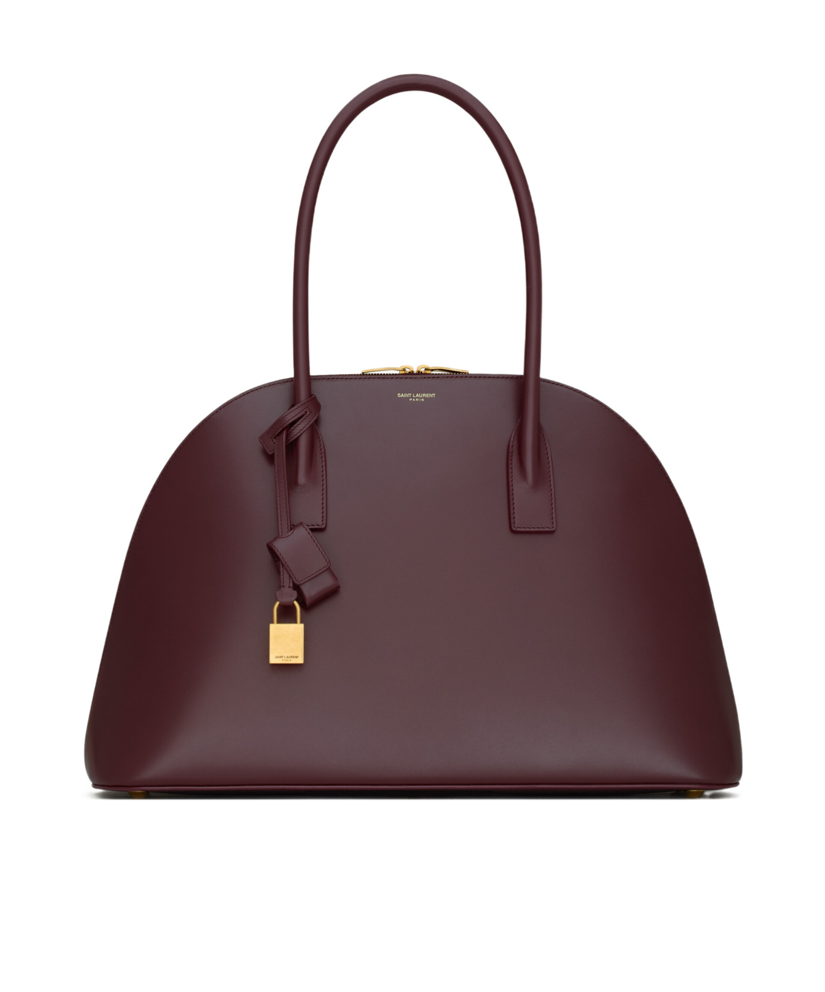 Saint Laurent Duffle Sac De Jour Souple En Cuir In Red