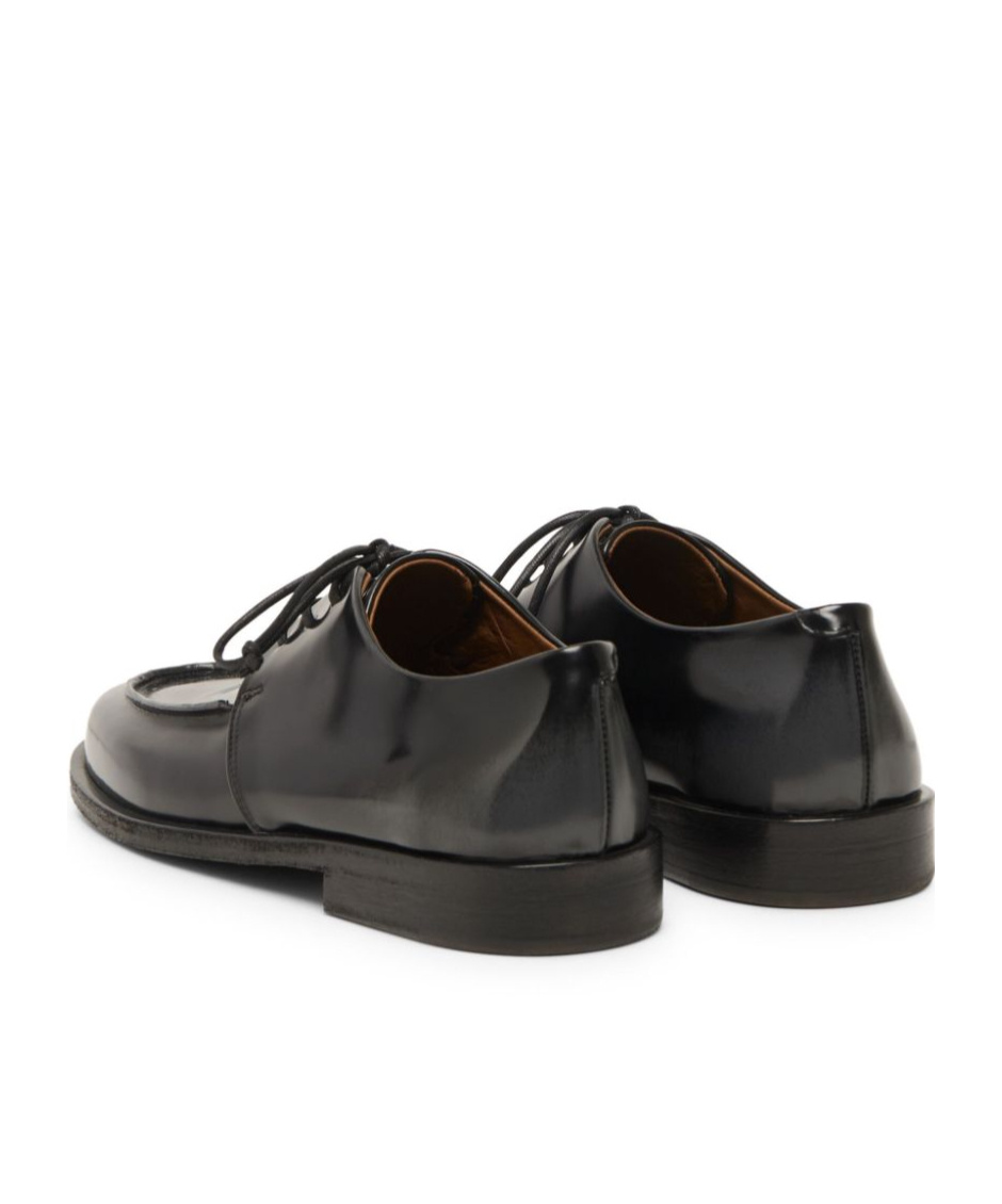 Marsèll Calf Leather Derby Shoes In Black
