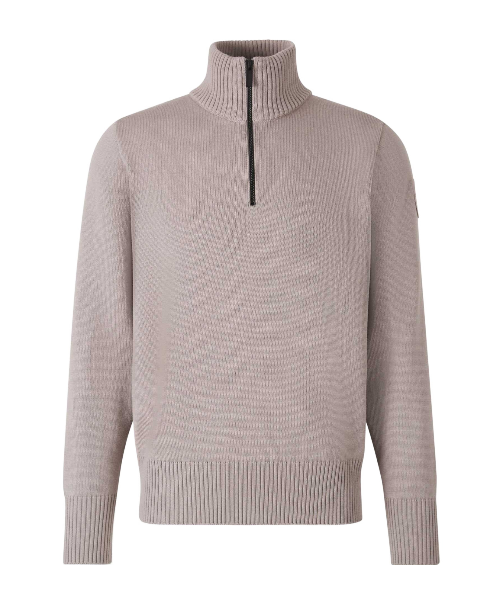 Canada Goose Wool Quarter-zip Rosseau Sweater In Nude