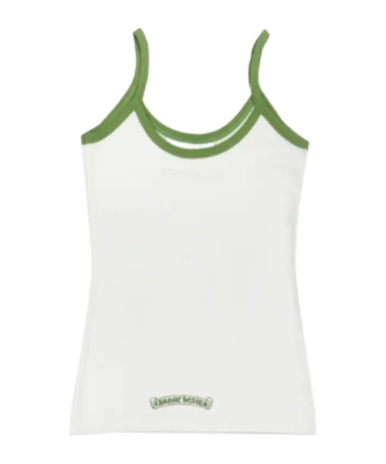 Chrome Hearts Round Neck Tank Top In White