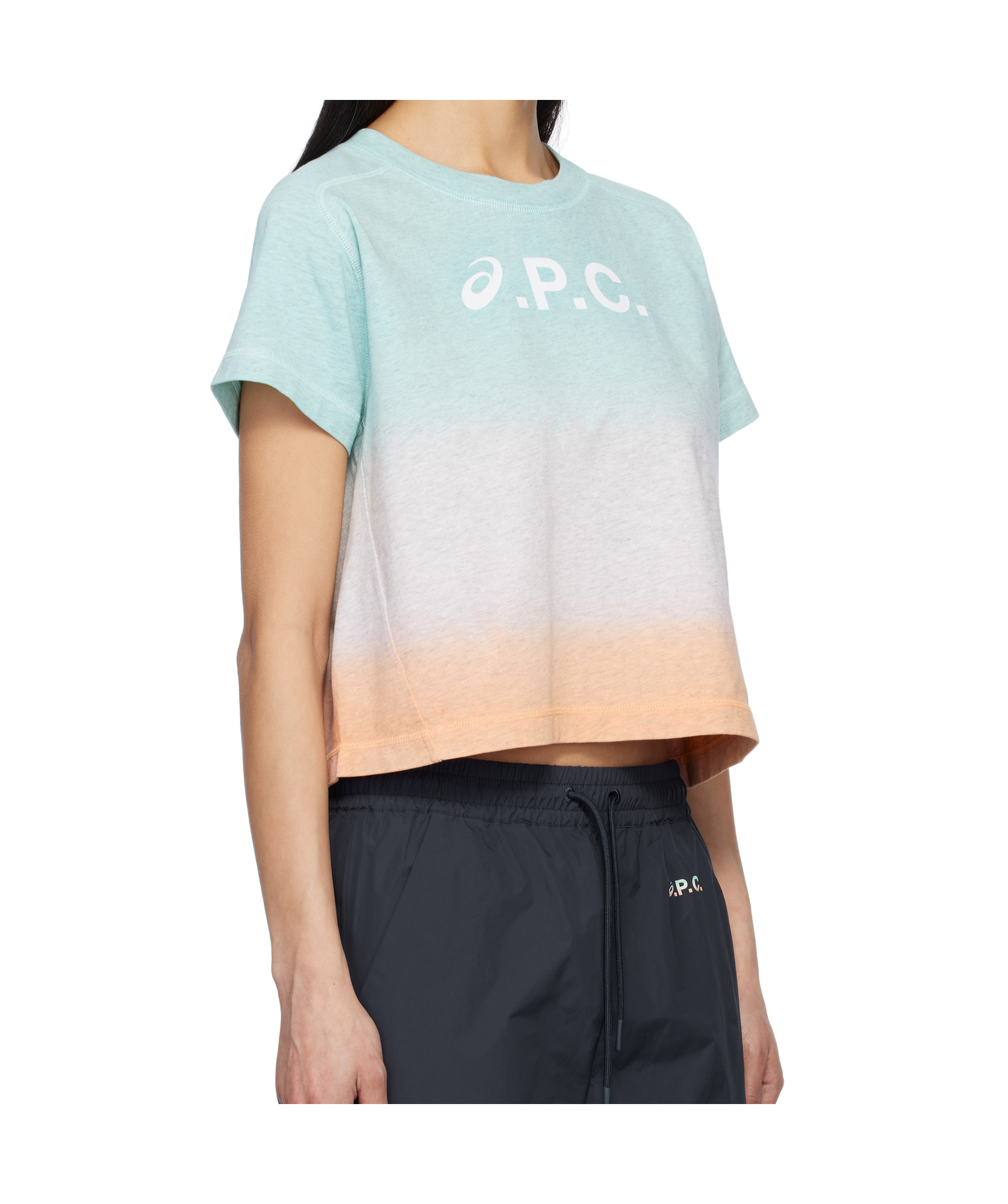 Apc Cloud T-shirt In Blue/pink