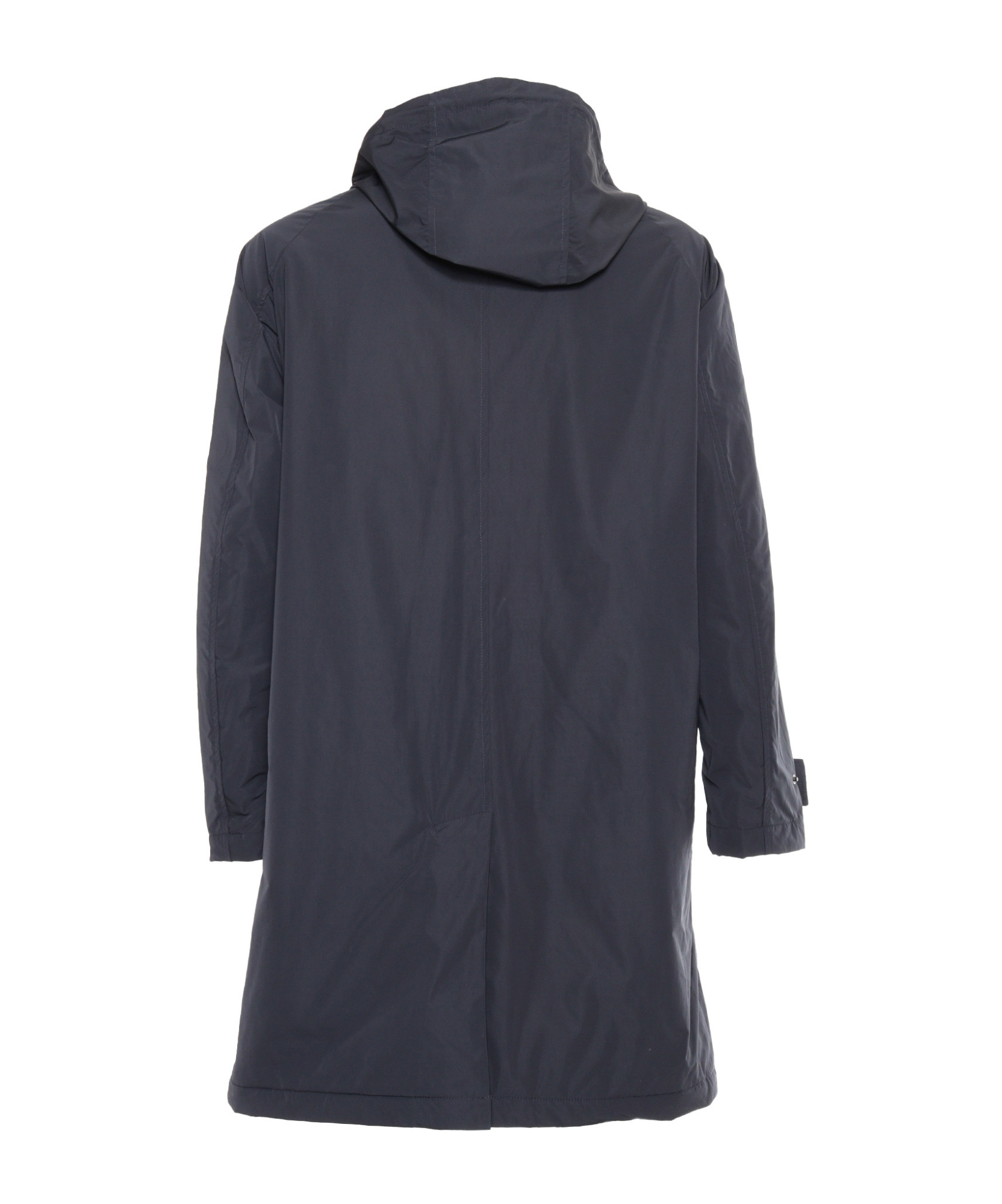 Aspesi Long-sleeved Hooded Casual Jacket In Black
