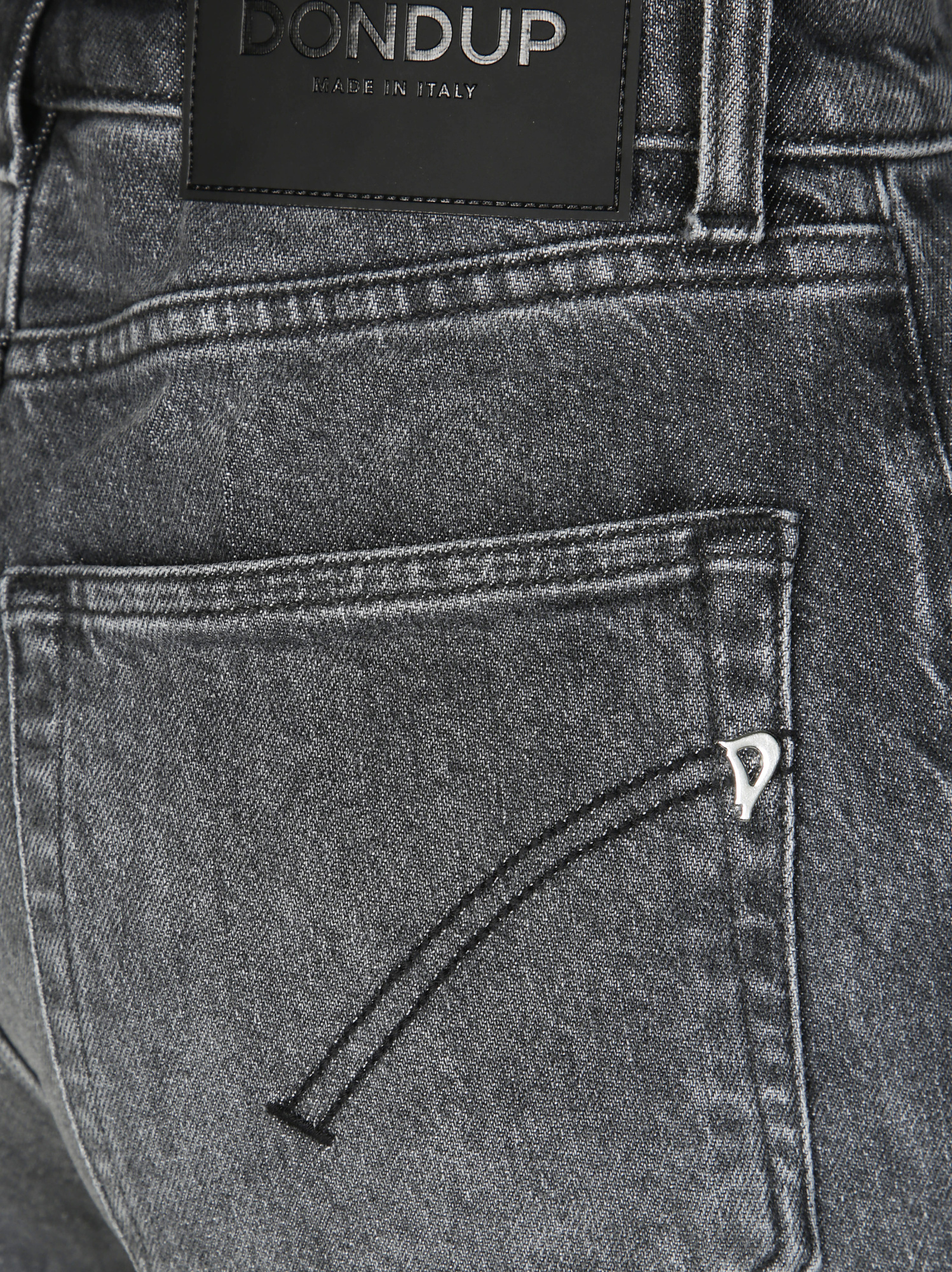 Dondup Wide-leg Jeans In Black
