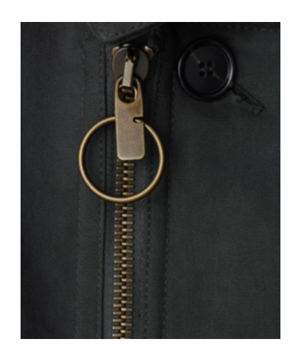 Burberry Long Trench Coat In Cotton And Nylon In Black
