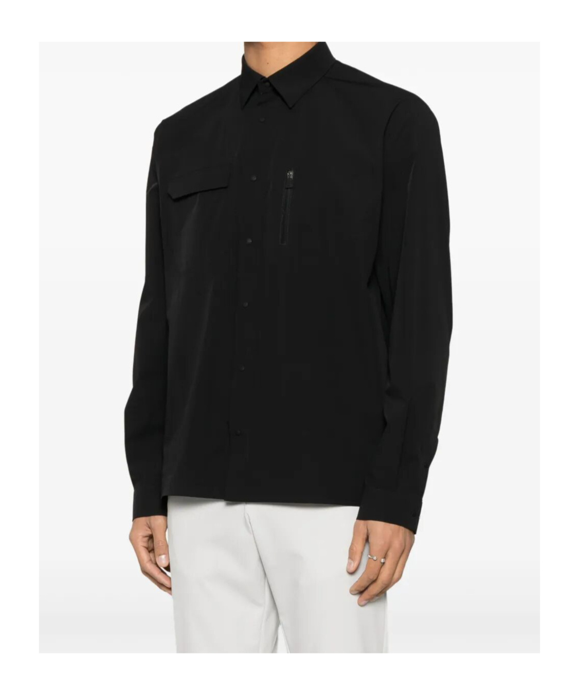 Herno Long Sleeve Shirt In Black