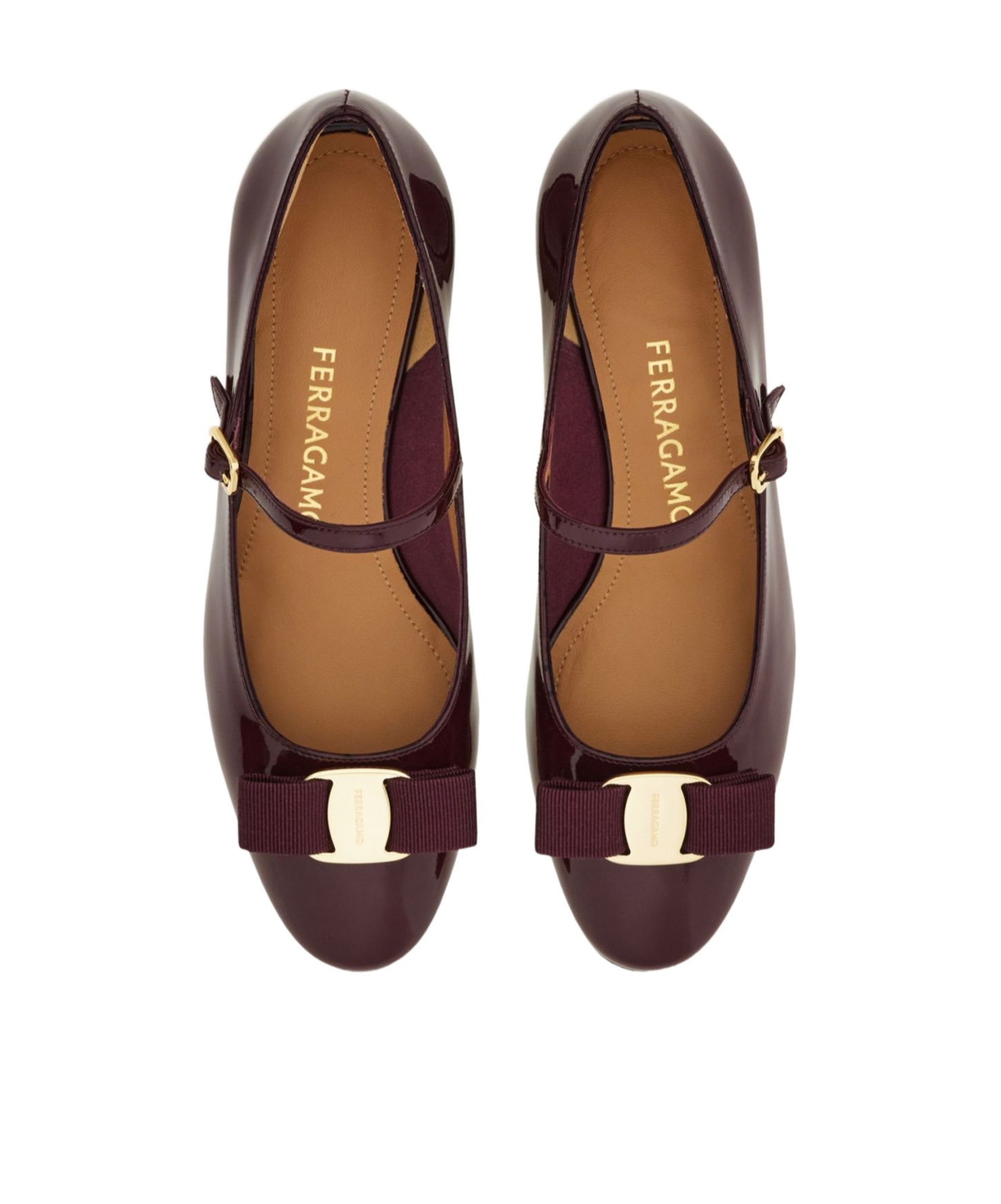 Ferragamo Mary Jane With Vara Bow In Black
