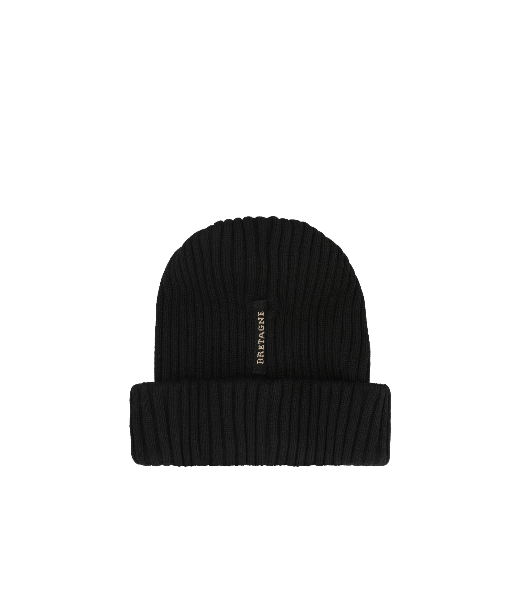 Paul & Shark Yatching Ribbed-knit Wool Beanie In Black