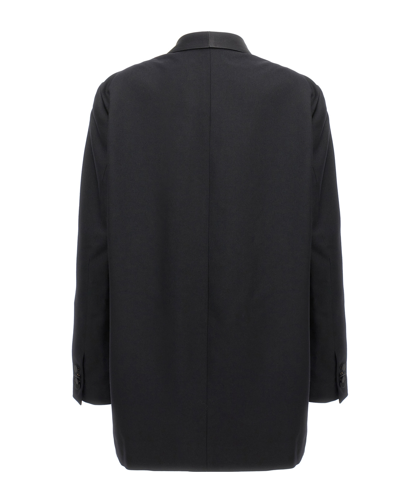 Dries Van Noten Blinker Tux Double-breasted Blazer In Black