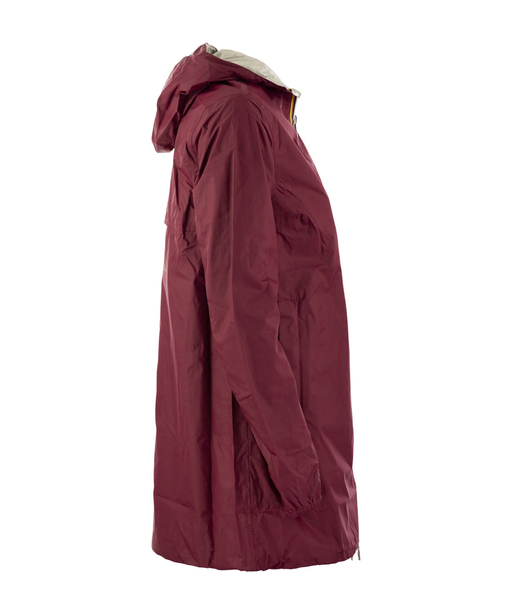 K-way Sophie Plus - Reversible Hooded Jacket In Red