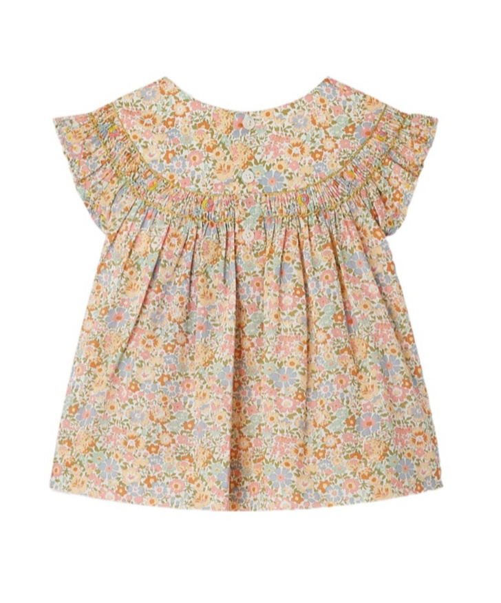 Bonpoint Pleated Shirt In Nude