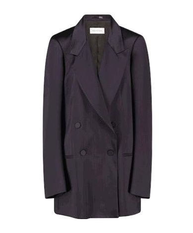 Dries Van Noten Long-sleeved Blazer In Black