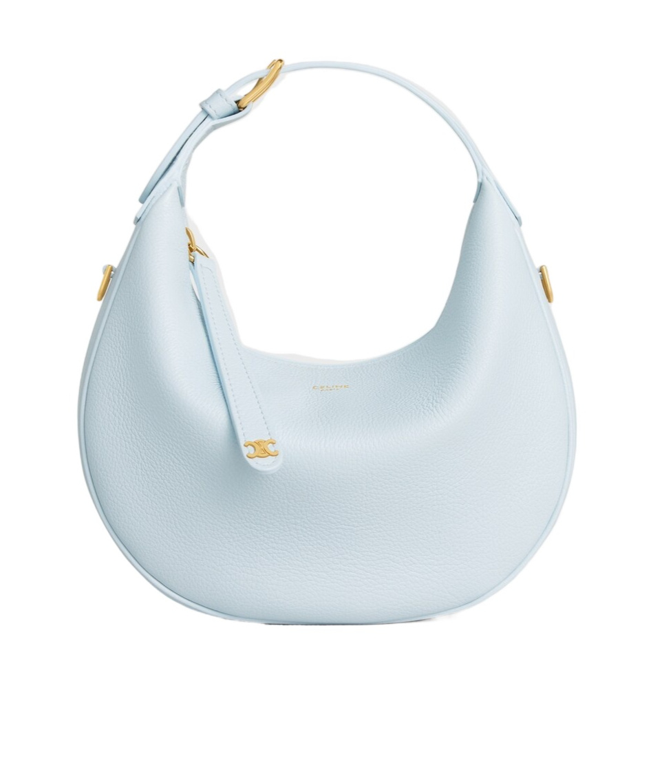 Celine Teen Lulu In Supple Grained Calfskin In Glacier