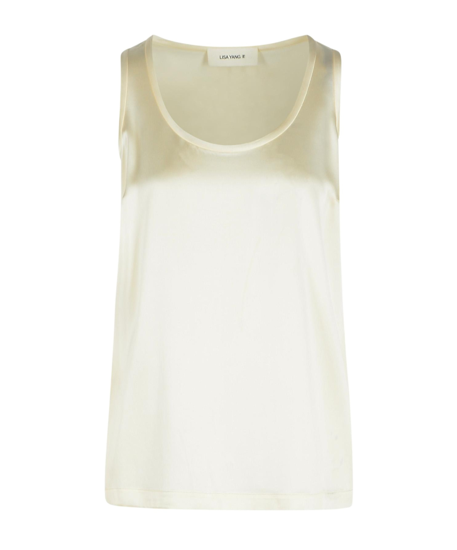 Lisa Yang Sleeveless Vest In White