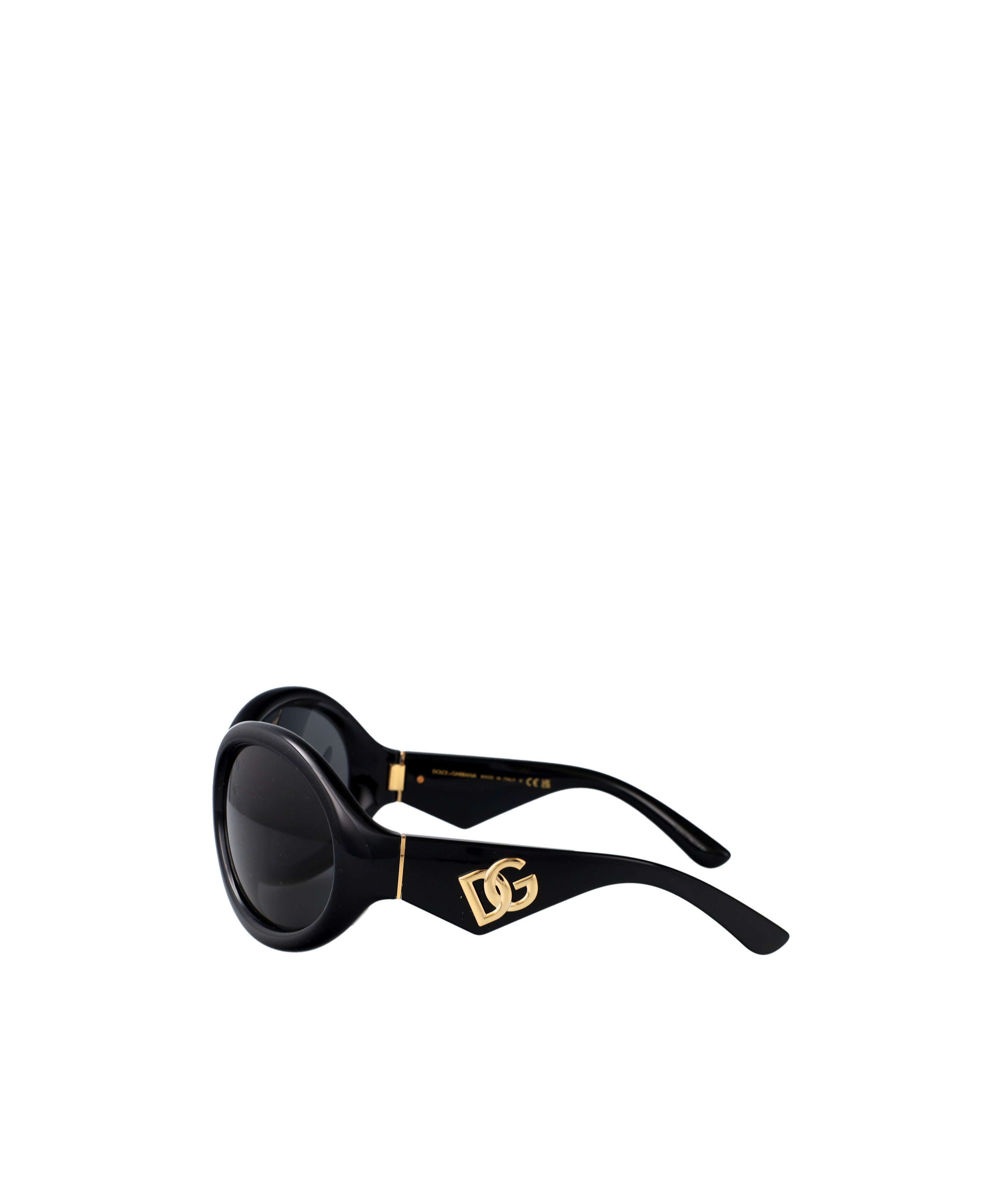 Dolce & Gabbana Geometric Frame Sunglasses In Black