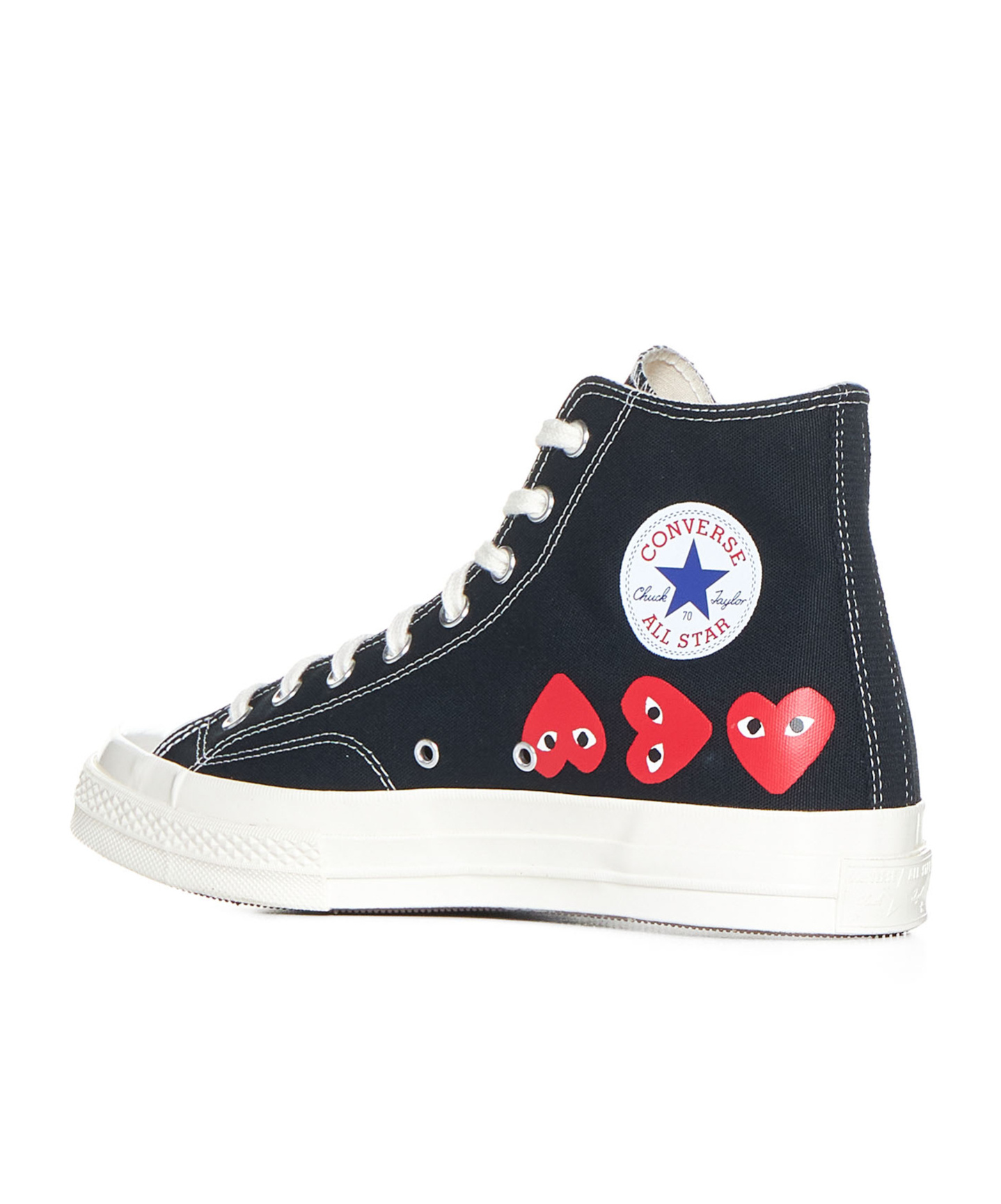 Comme Des Garçons Comme Des Garcons Chuck Taylor High Top Sneakers In White