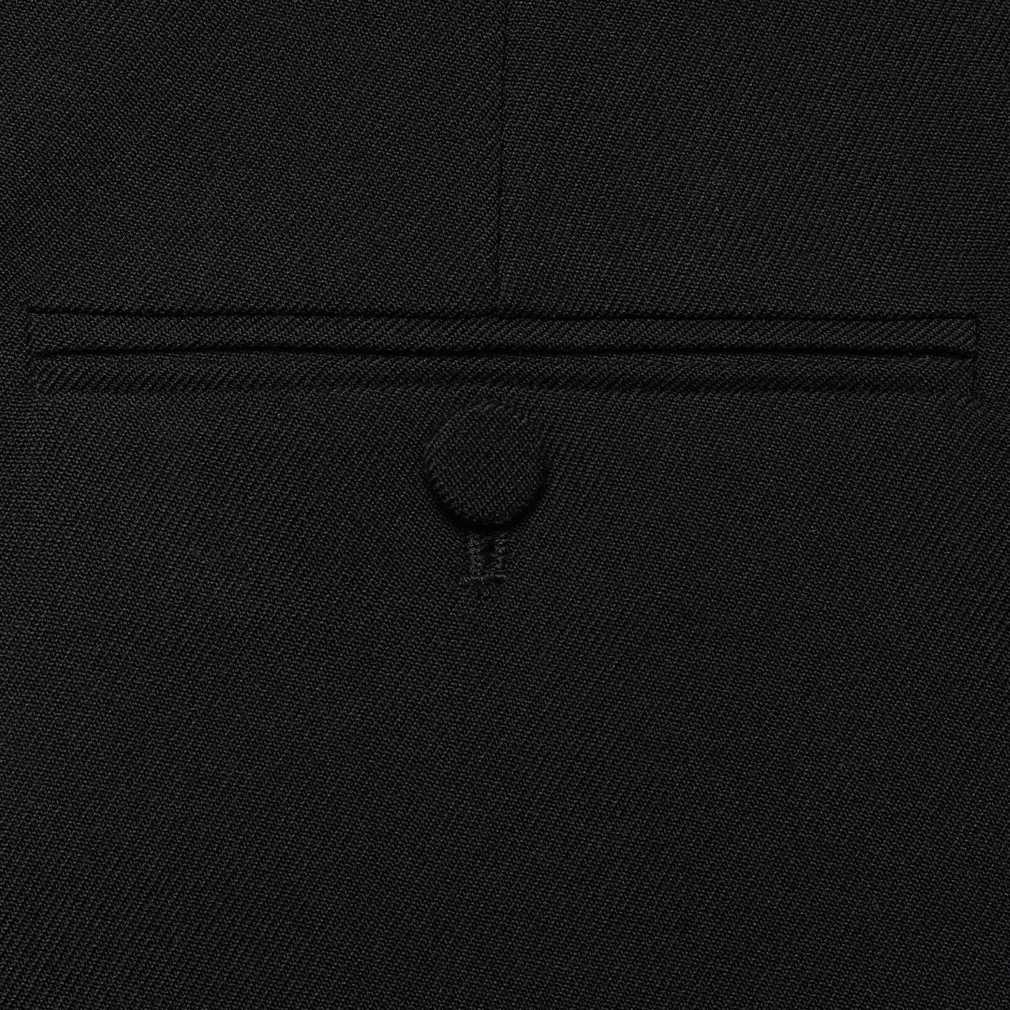Gucci Two-tone Wool Trousers In Black