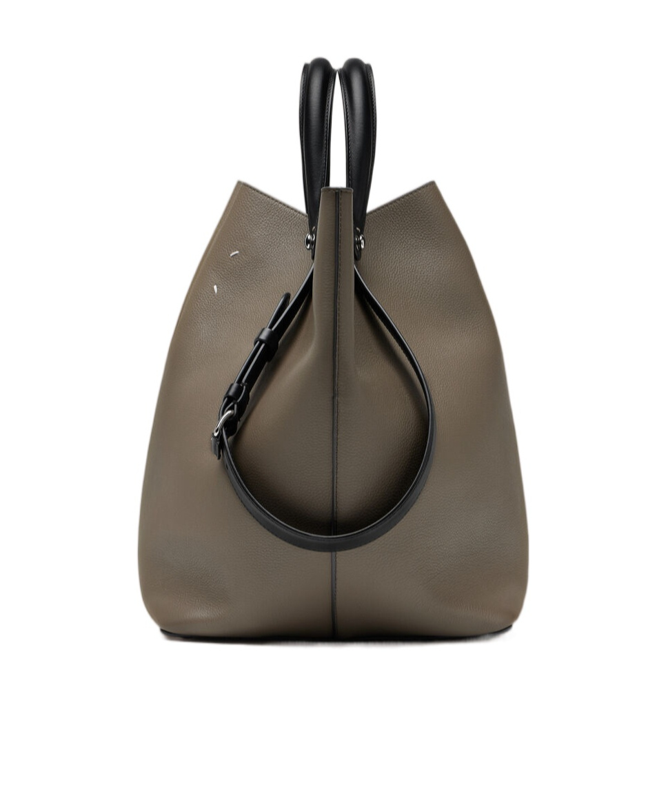 Maison Margiela Large Dress-age Shoulder Bag In Green