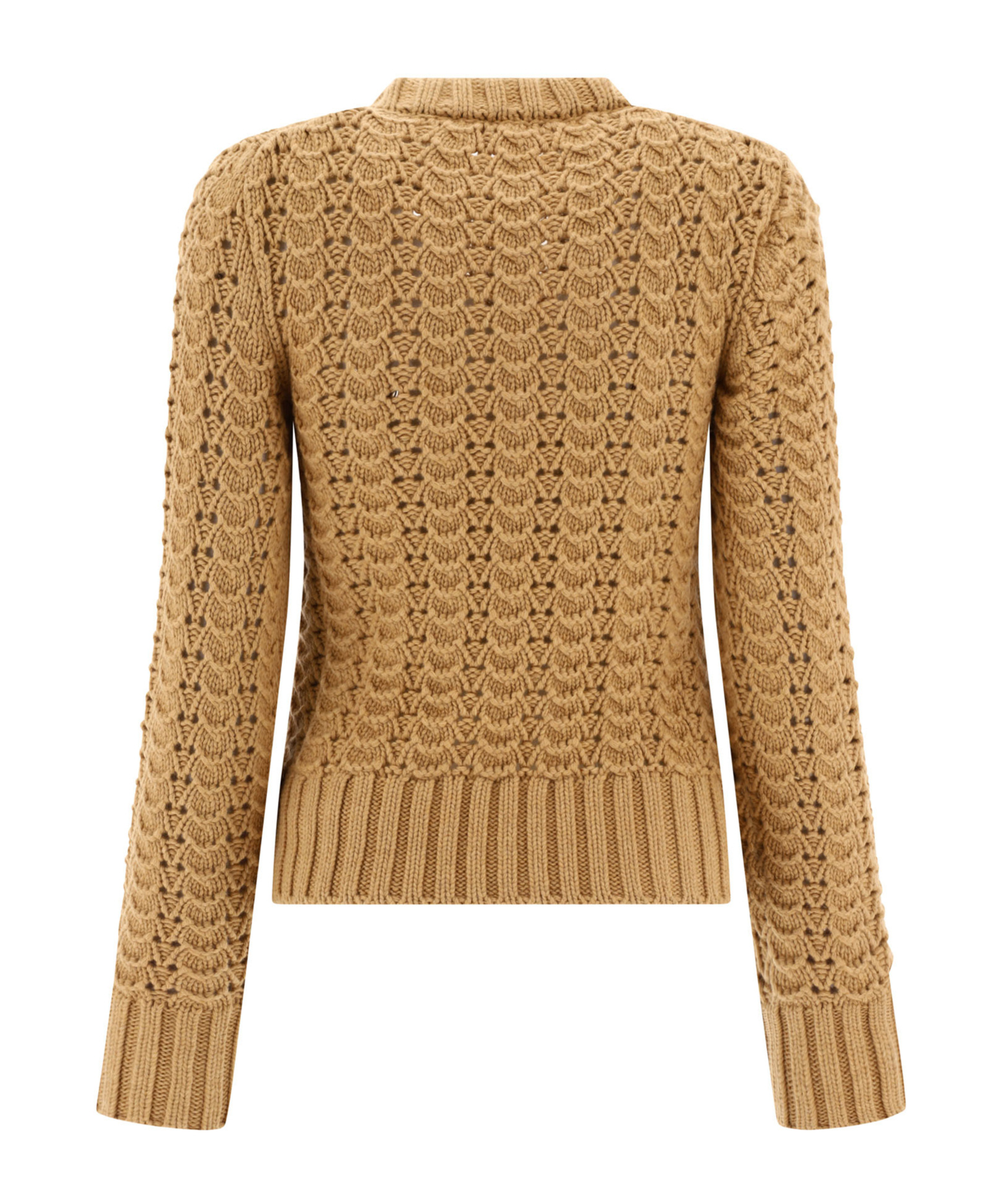 Aspesi Maglione Girocollo In Maglia Pointelle