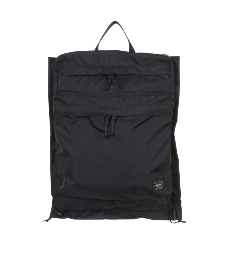 Porter-yoshida & Co Logo Backpack In Black