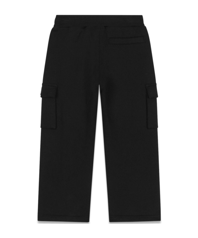 Dolce & Gabbana Cotton Cargo Trousers In Black