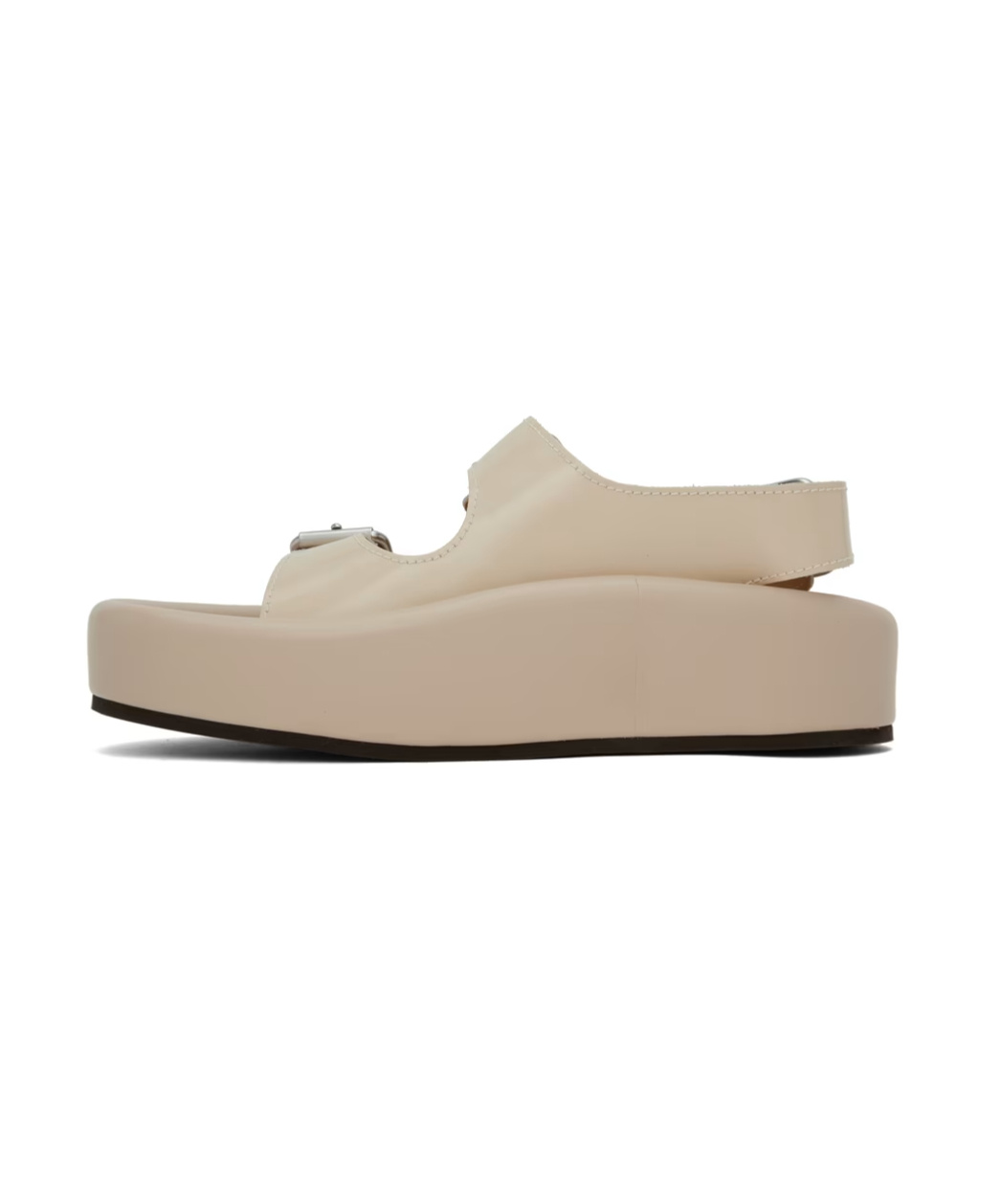 MM6 MAISON MARGIELA OPEN-TOE BUCKLED SANDALS
