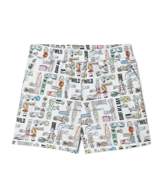 Fendi Multicolor Poplin Baby Bermudas In Multi