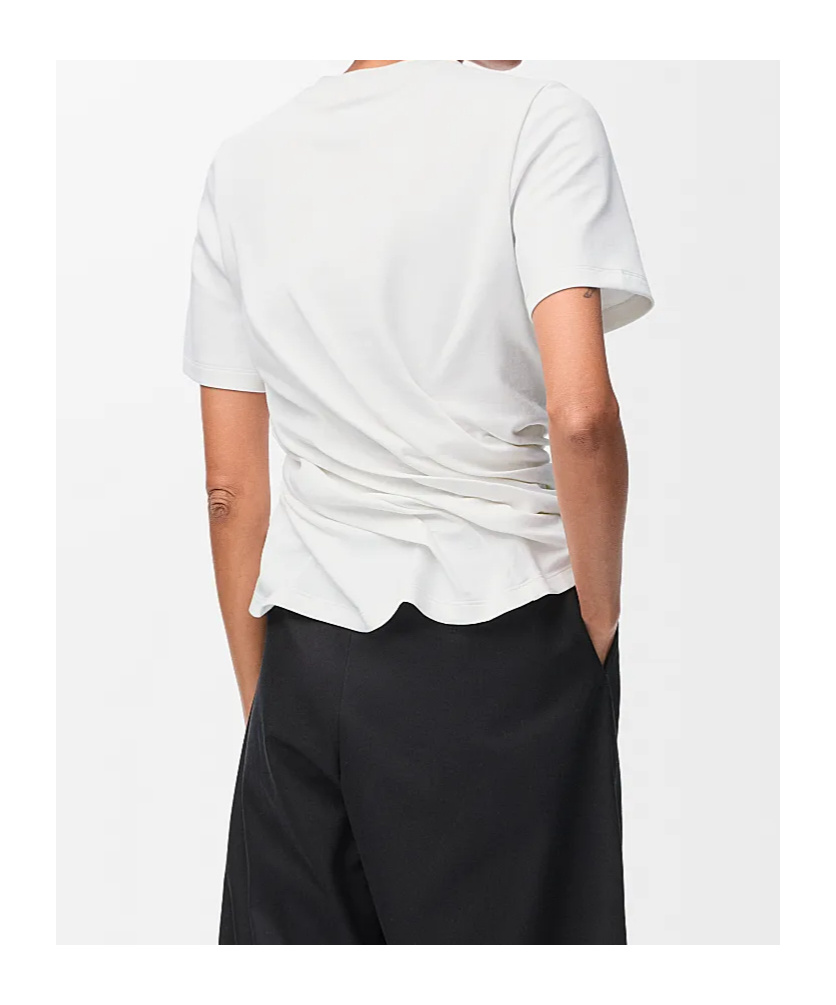 Loewe Twist-detail T-shirt In White