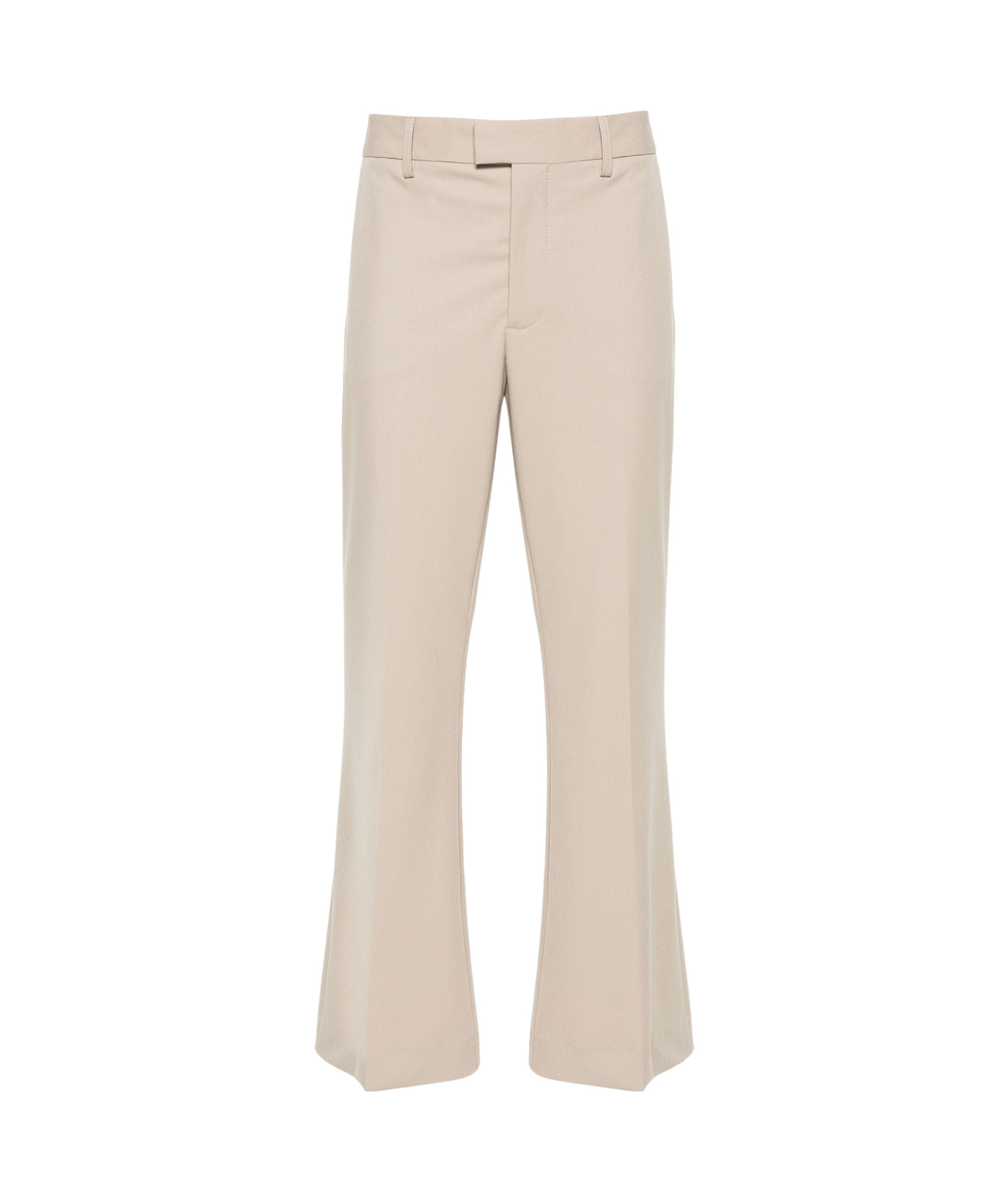 Shop Closed Wharton Flared Trousers In Nude