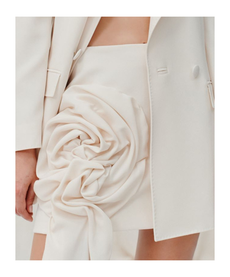 Shop Marella Rose Pendant Miniskirt In White