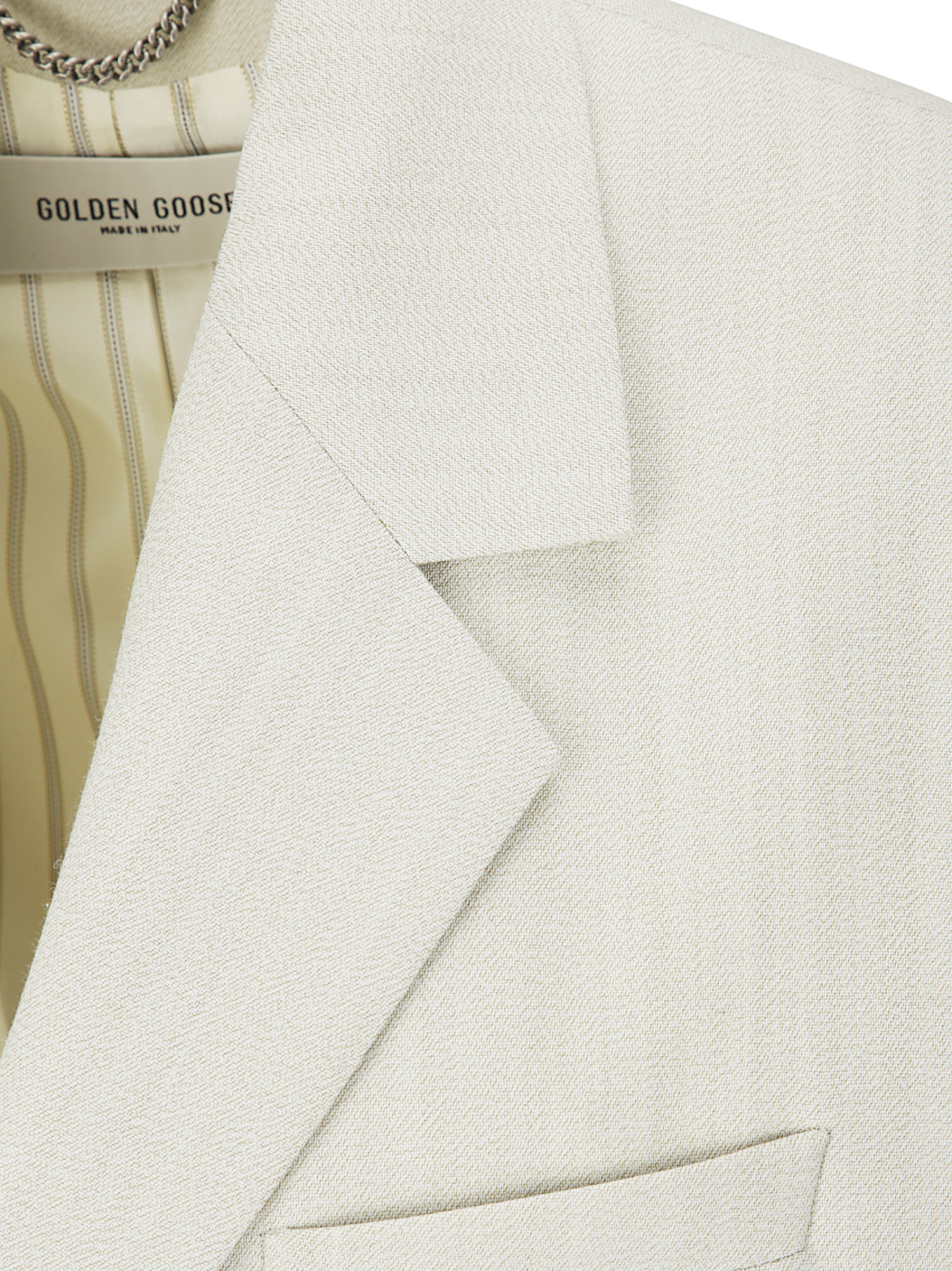 Golden Goose Single-breasted Vest In Wool Blend Women In Neutral
