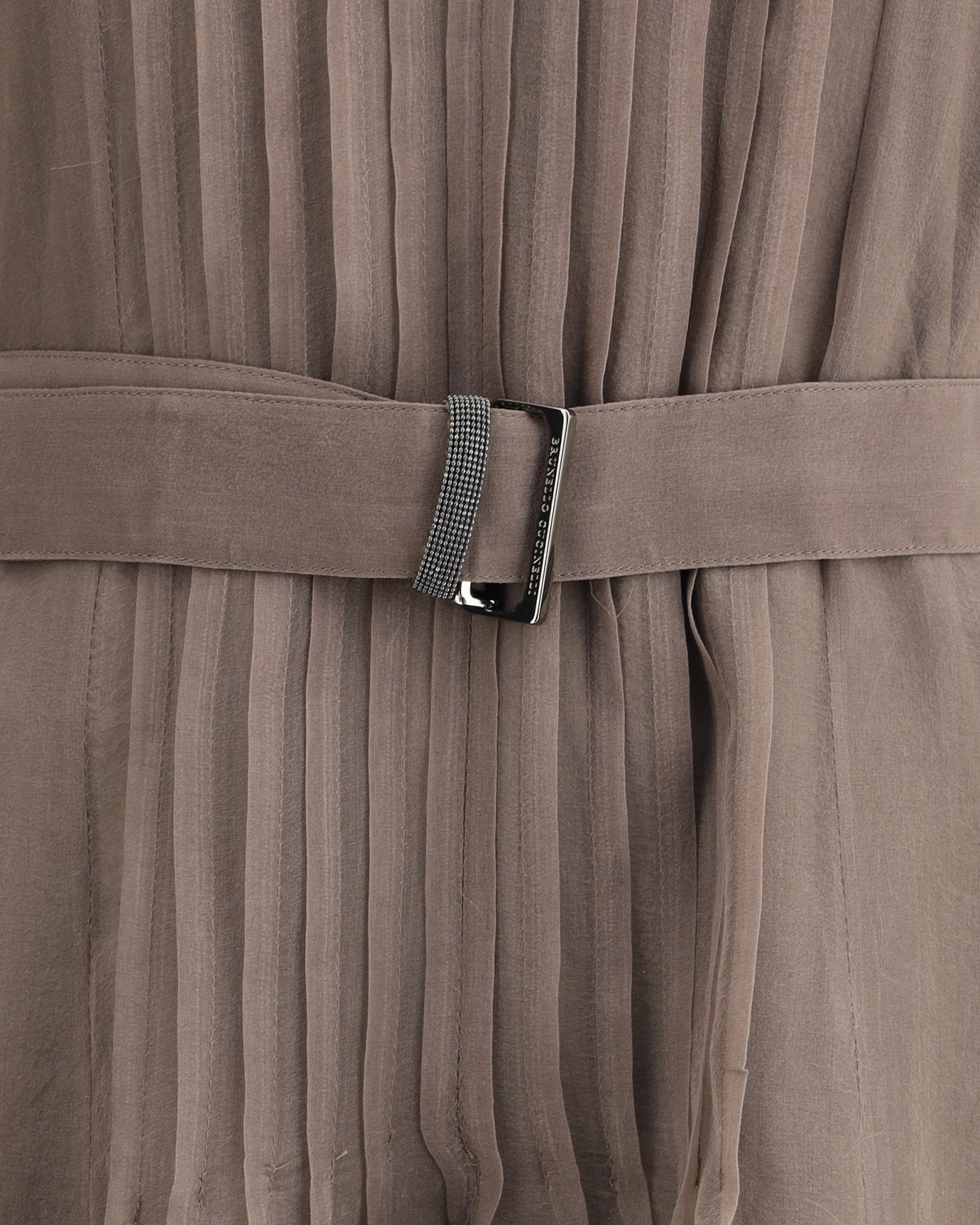 Shop Brunello Cucinelli Silk Dress