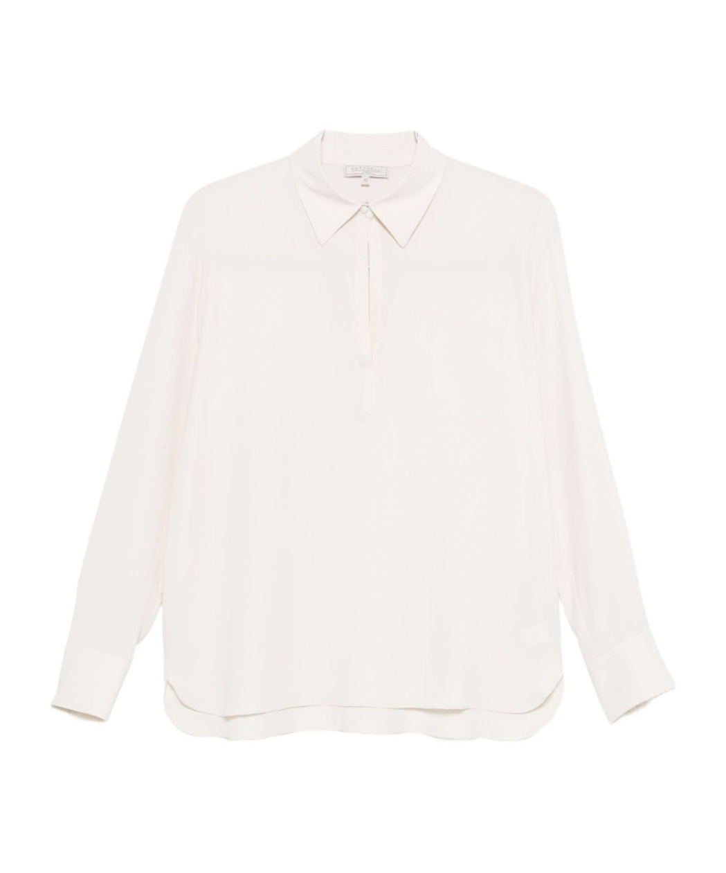 Antonelli Long-sleeved Polo Shirt In White