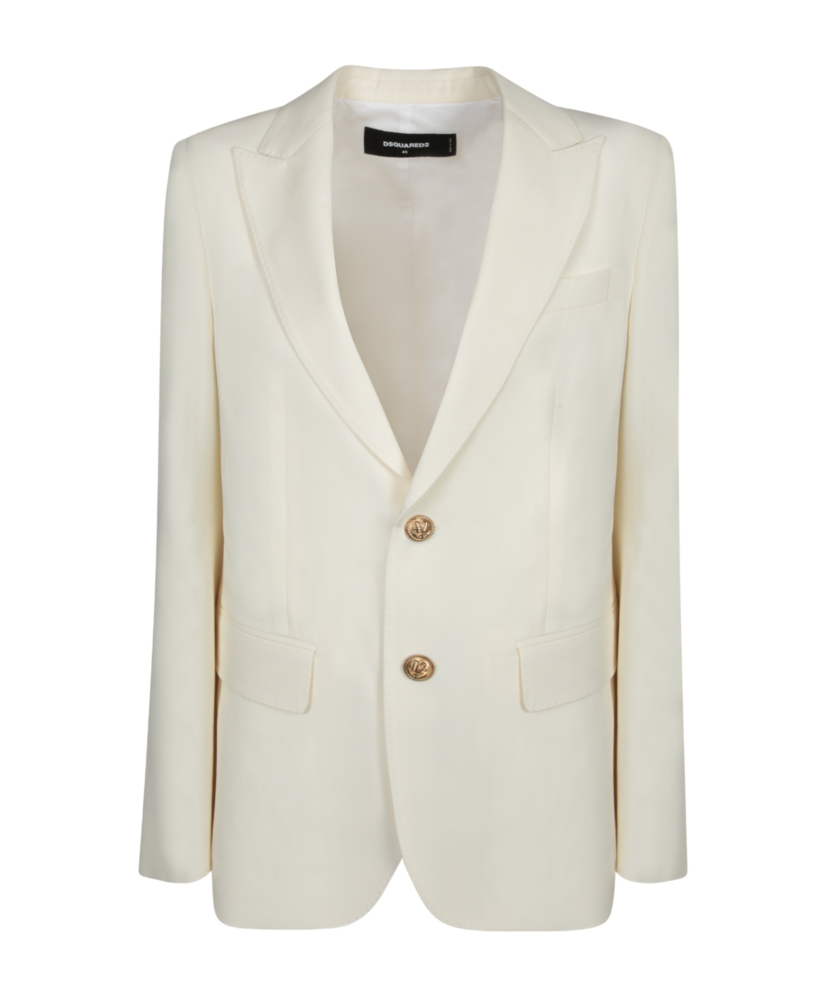Dsquared2 Long-sleeved Suit Jacket In Neutral
