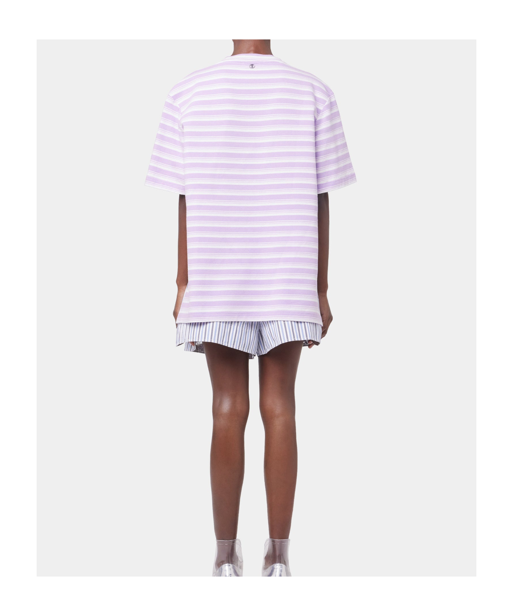 Rabanne Boxy T-shirt In Purple
