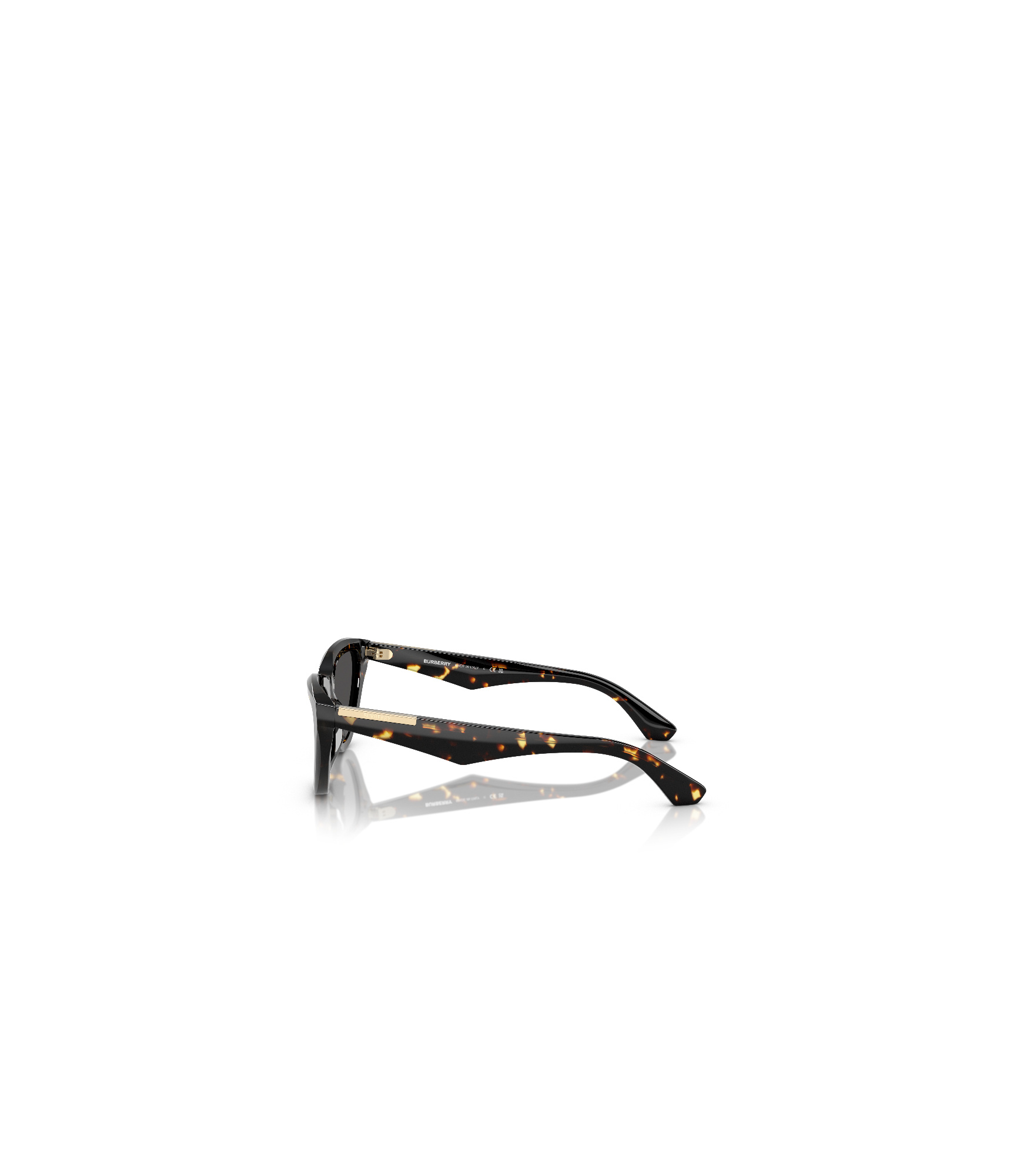 Burberry Geometric Frame Sunglasses In Black