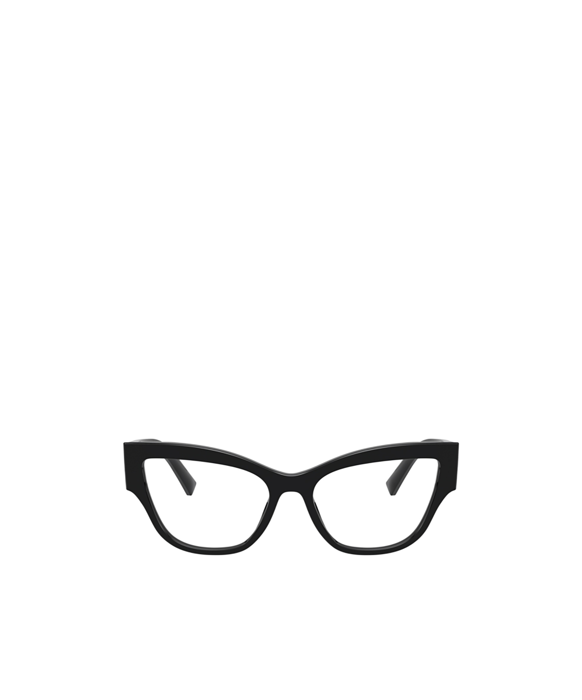 Dolce & Gabbana Cat Eye-frame Logo-lettering Glasses In Black