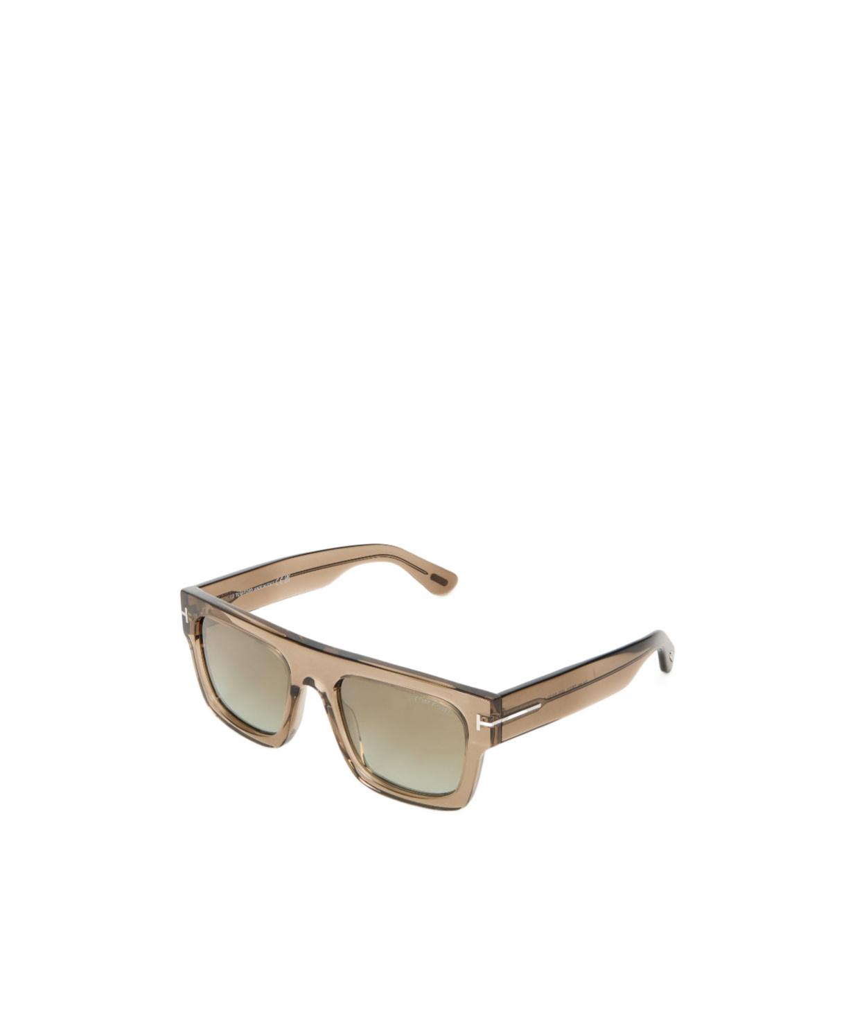 Tom Ford Thick-rimmed Square Sunglasses In Nude