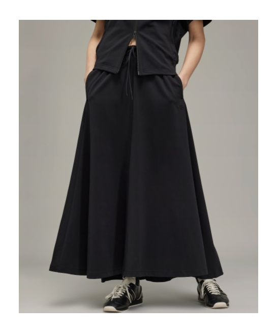 Y-3 Y 3 'y 3 Rayon Twill Wide' Pants In Black