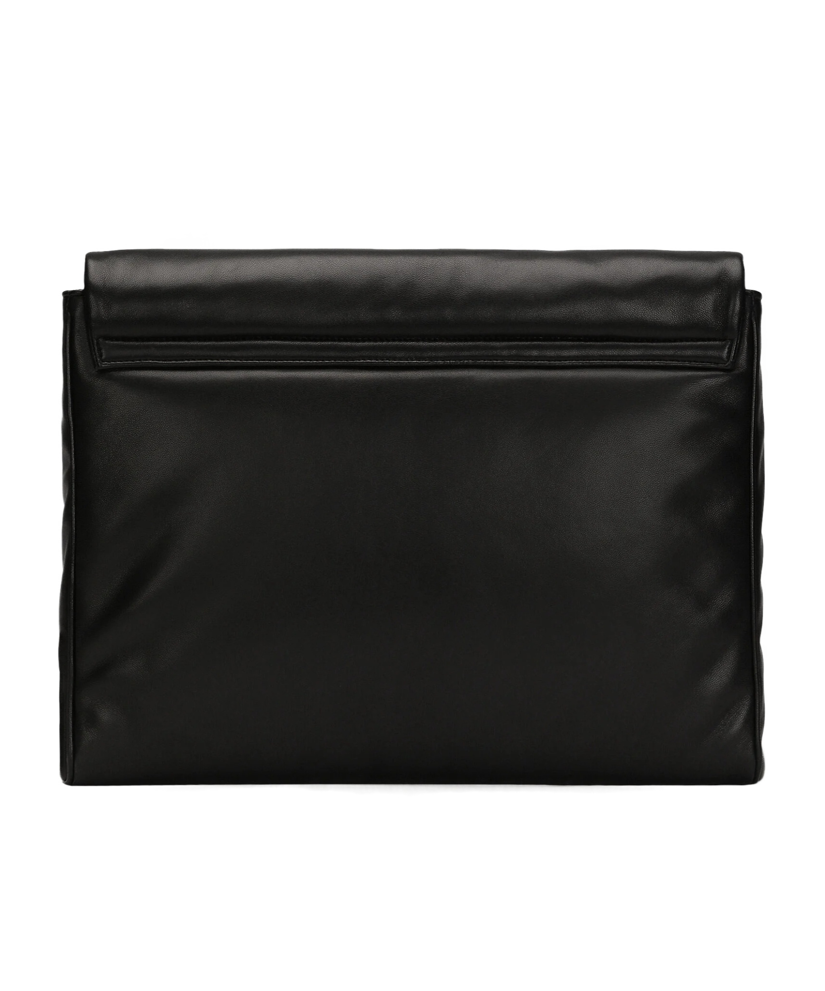 Dolce & Gabbana Lamb Skin Briefcase In Black
