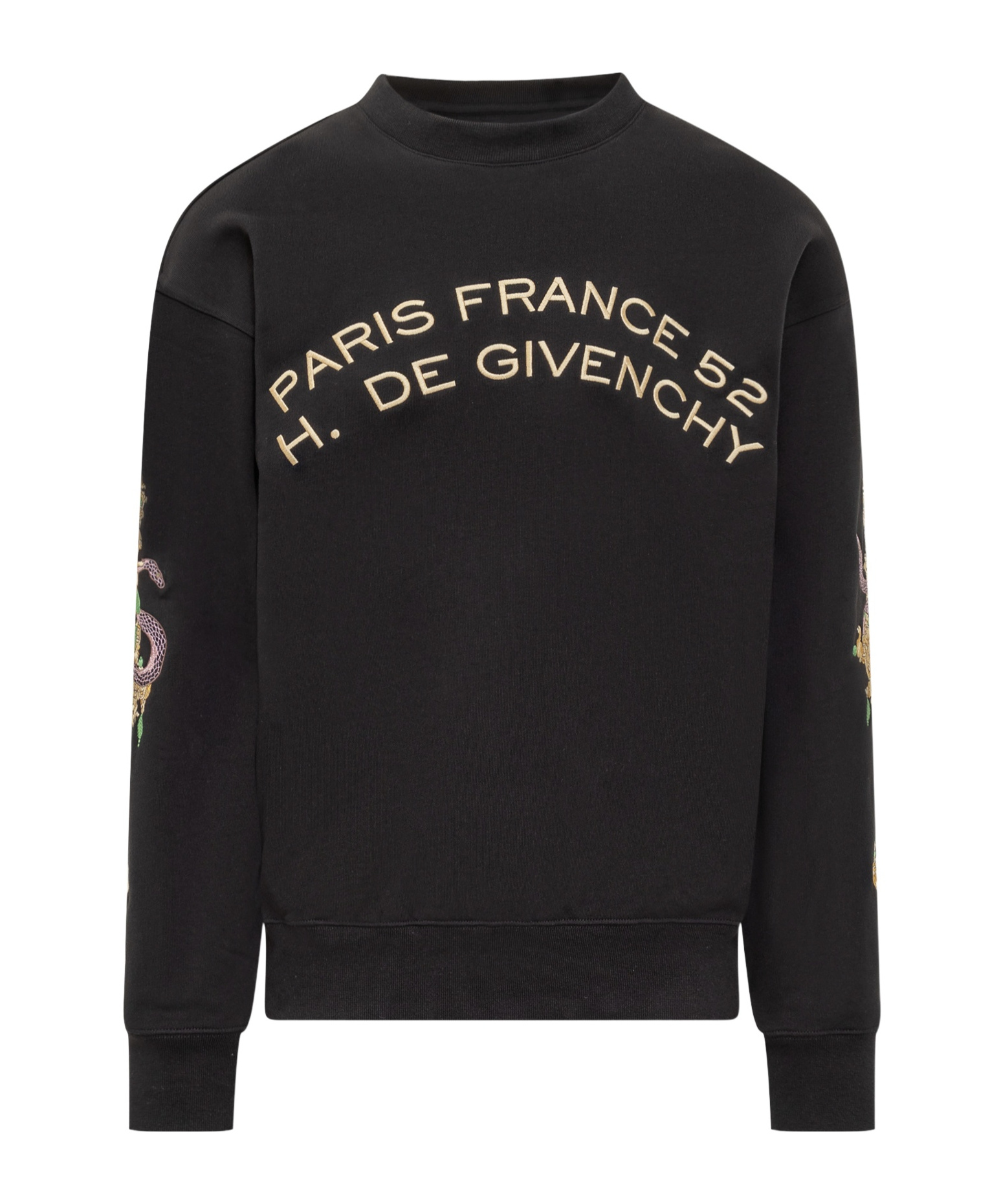 Givenchy Long-sleeved Sweater In Black